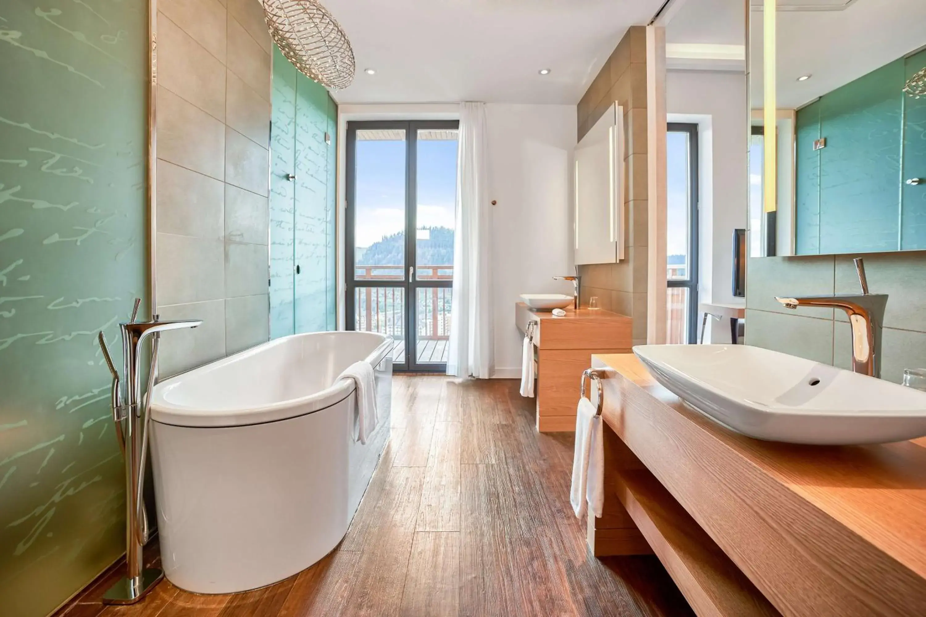 Bathroom in Radisson Blu Resort Bukovel Bathroom in Radisson Blu Resort Bukovel