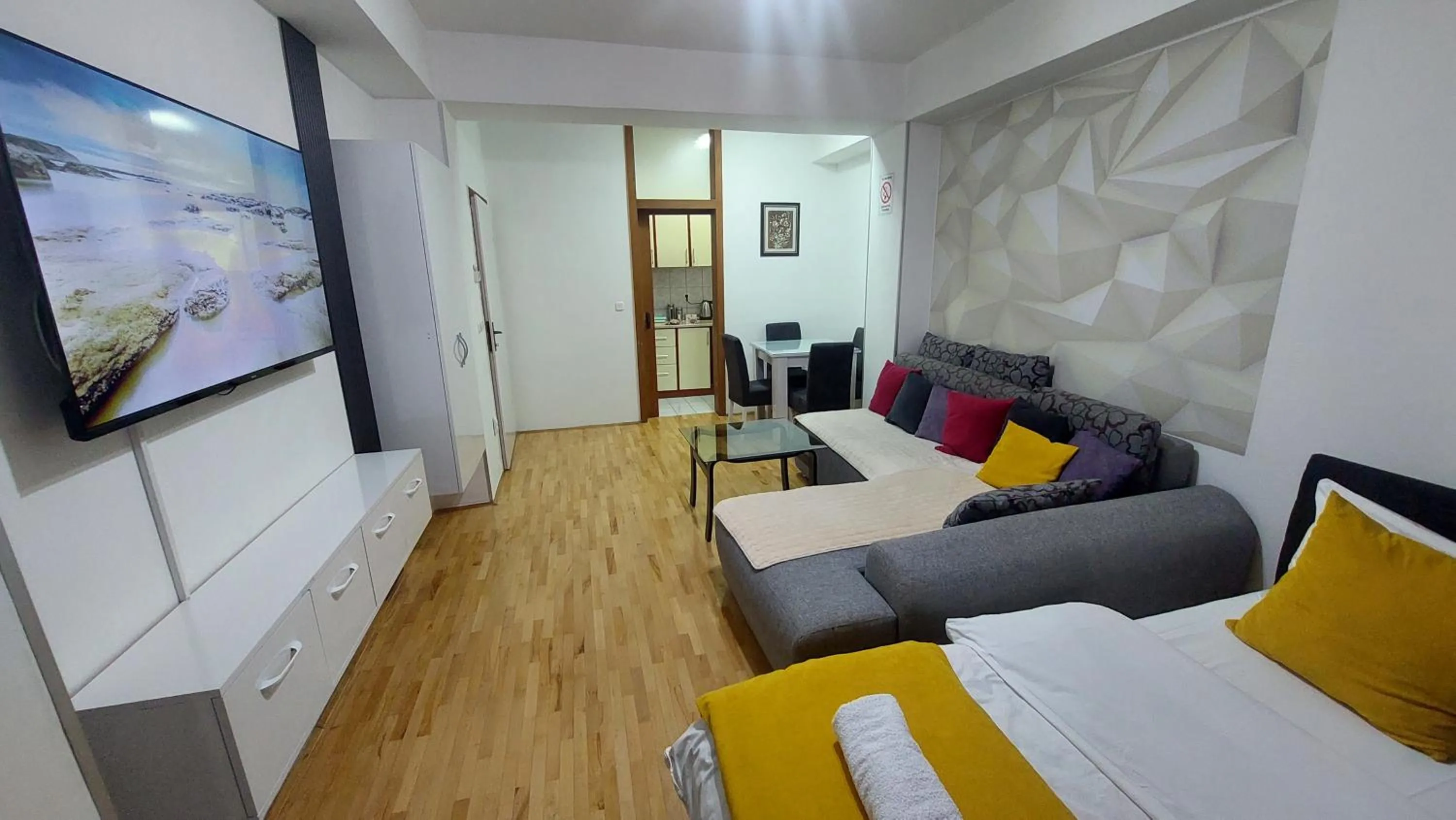 Bed in Petreski Apartments 1