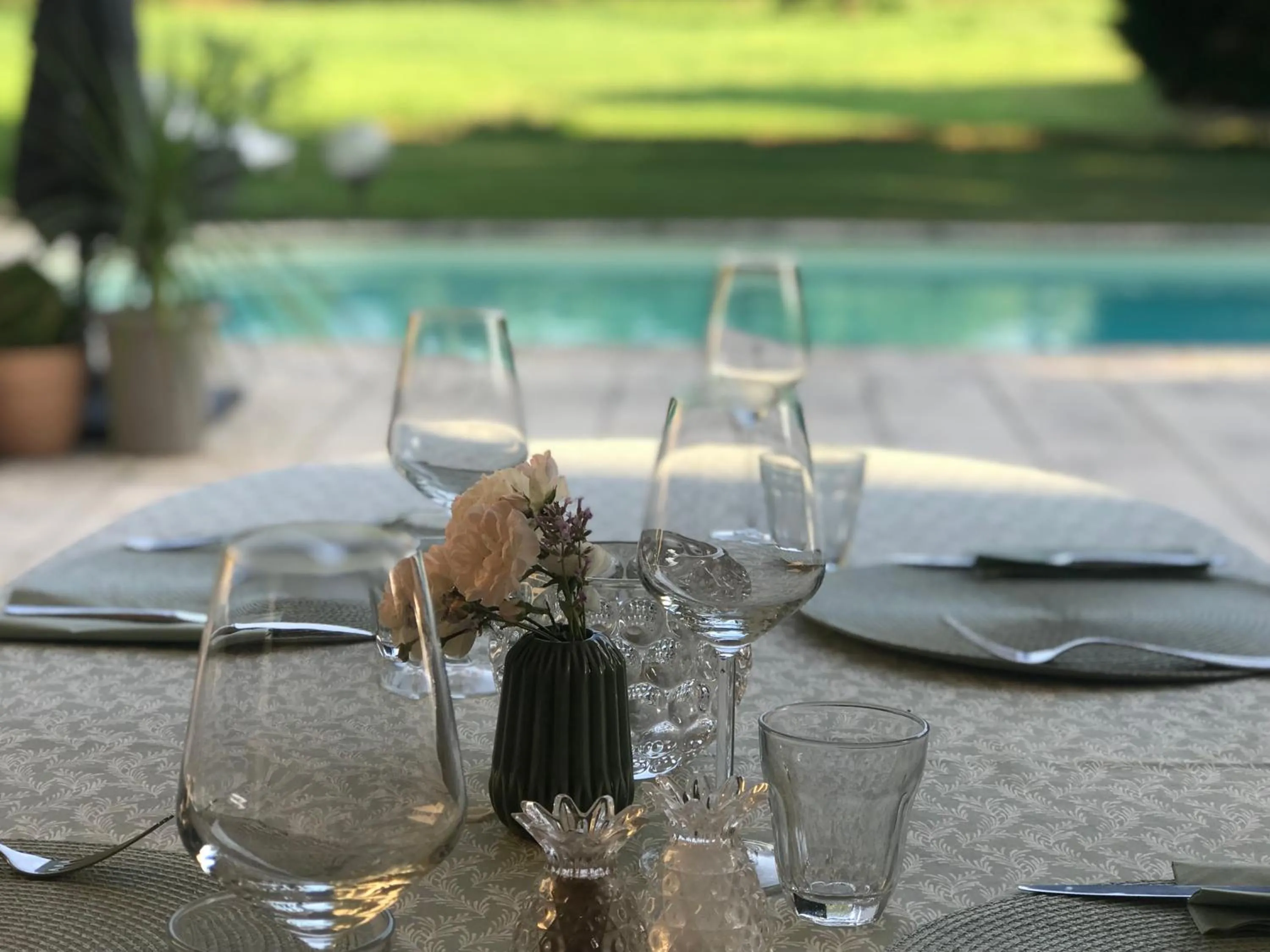 Balcony/Terrace in Fonsegre Chambres d'Hôtes