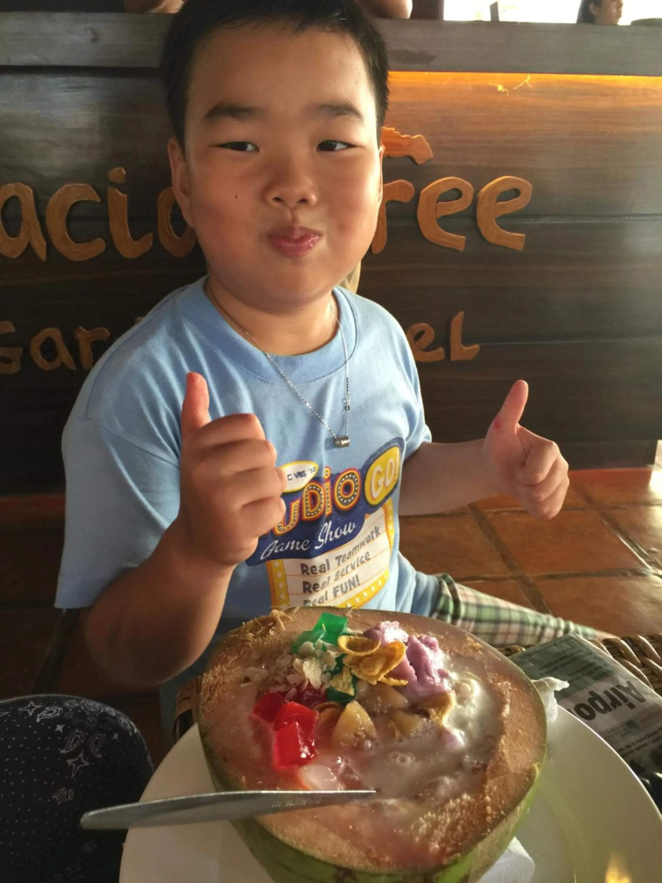 Food close-up in Acacia Tree Garden Hotel