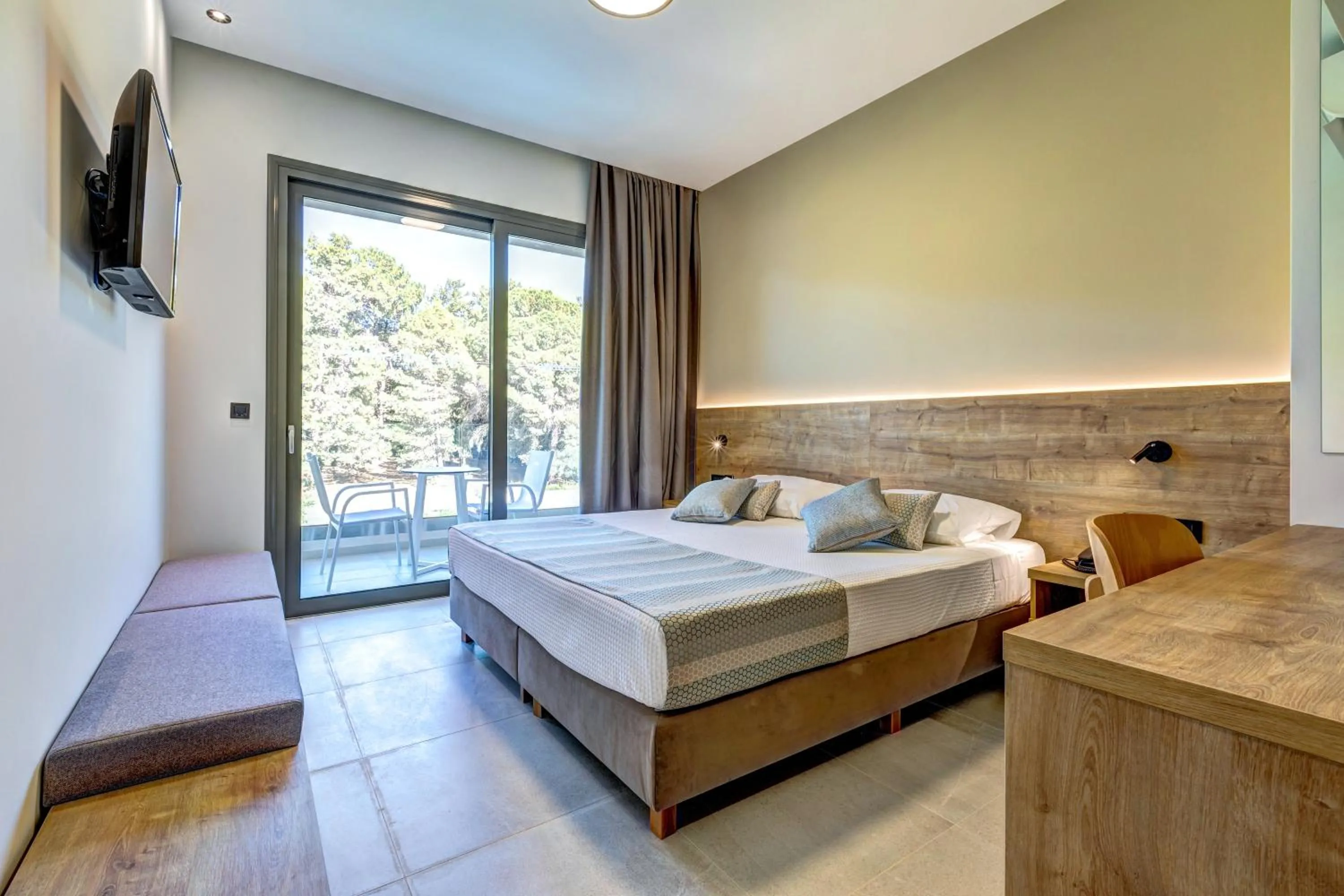 Bed in White Olive Elite Laganas