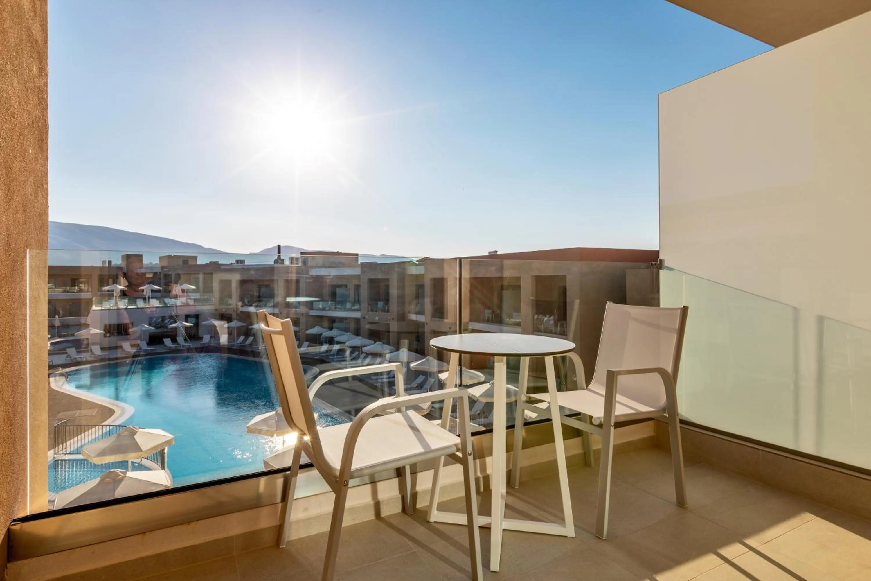 Balcony/Terrace in White Olive Elite Laganas