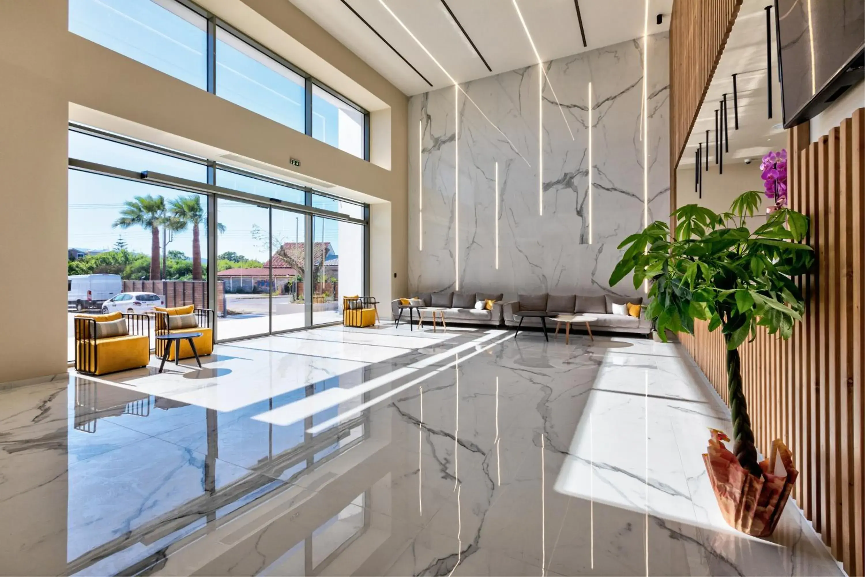 Lobby or reception in White Olive Elite Laganas Lobby or reception in White Olive Elite Laganas