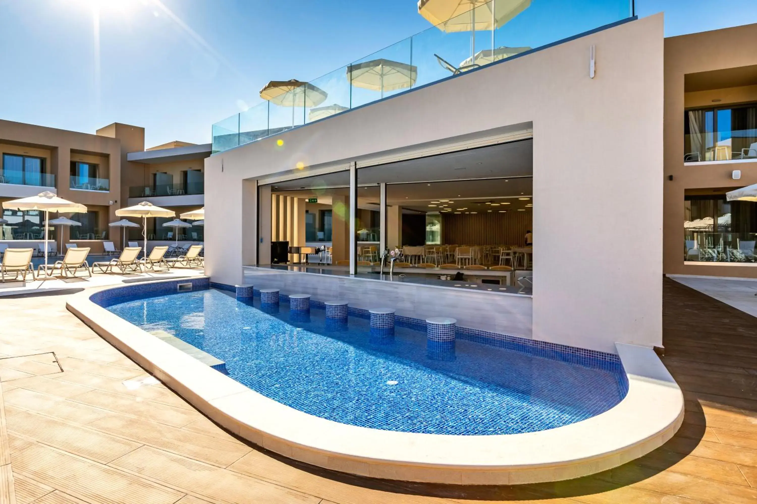 Swimming pool in White Olive Elite Laganas Swimming pool in White Olive Elite Laganas