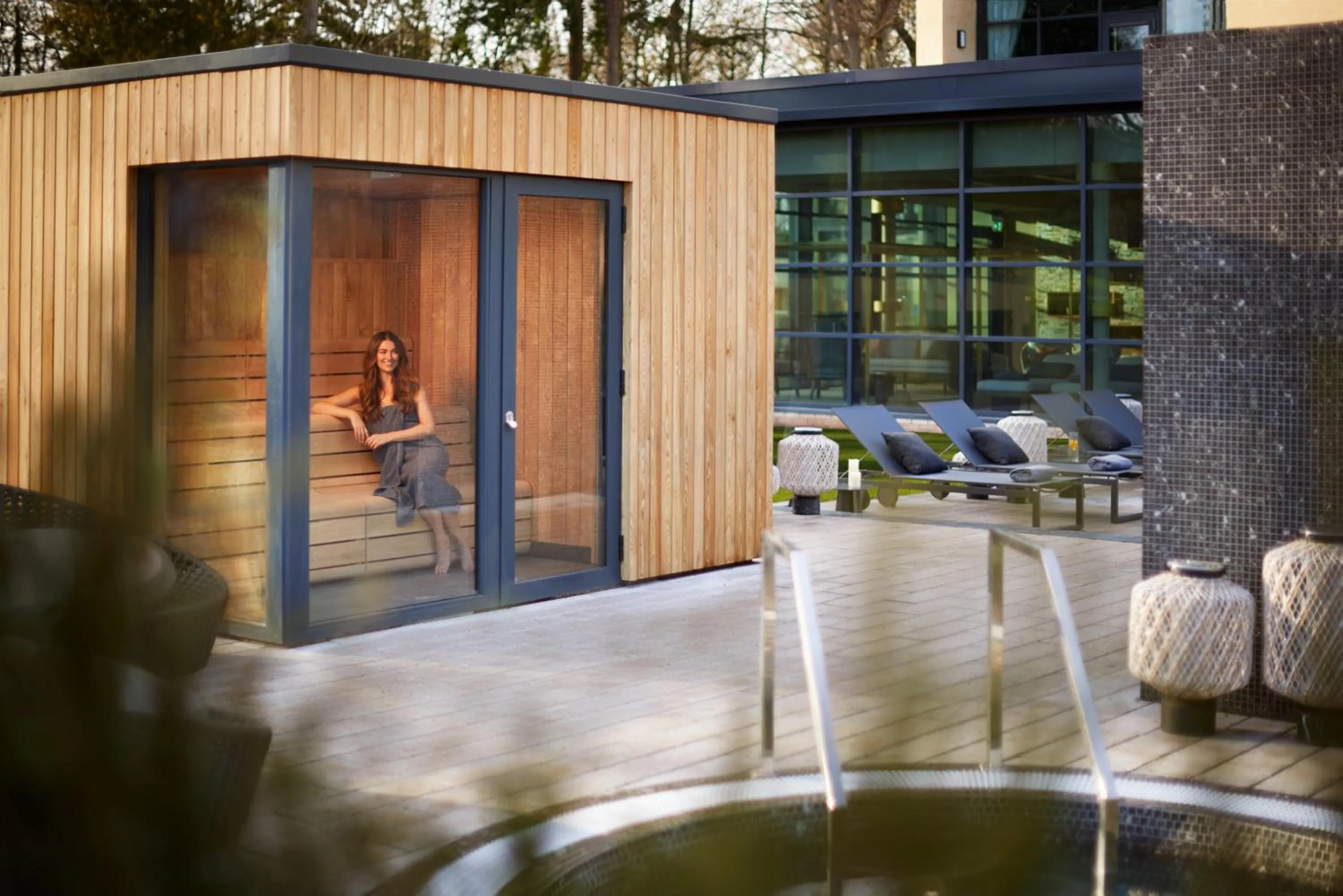 Sauna in SCHLOSS Roxburghe, part of Destination by Hyatt