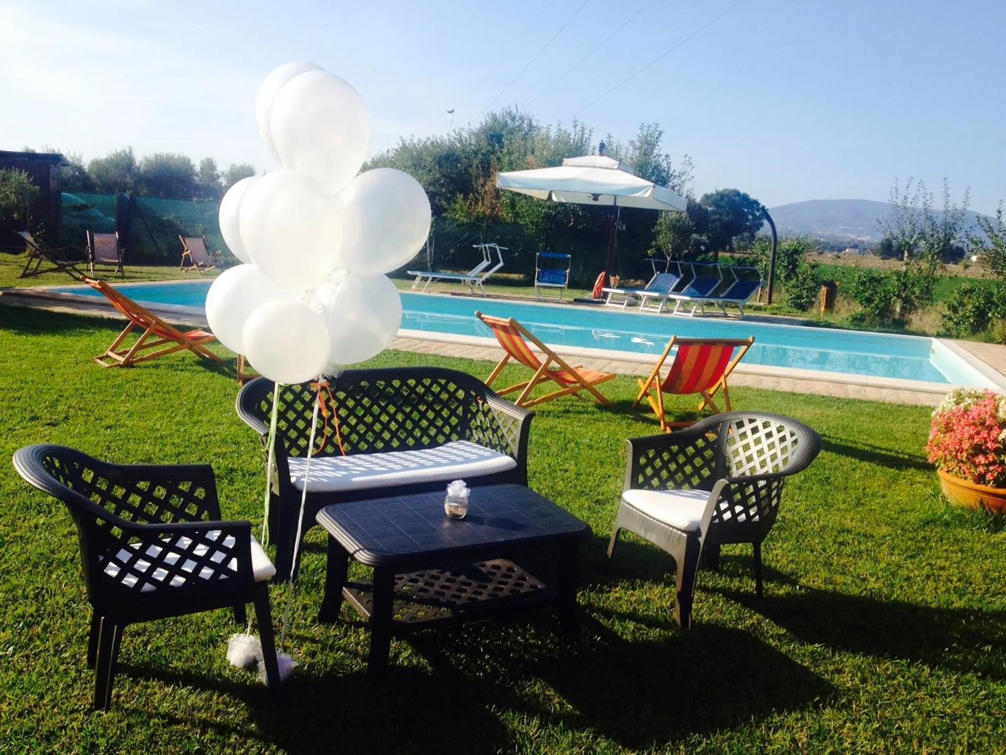 Garden in Casale Papa Country Village