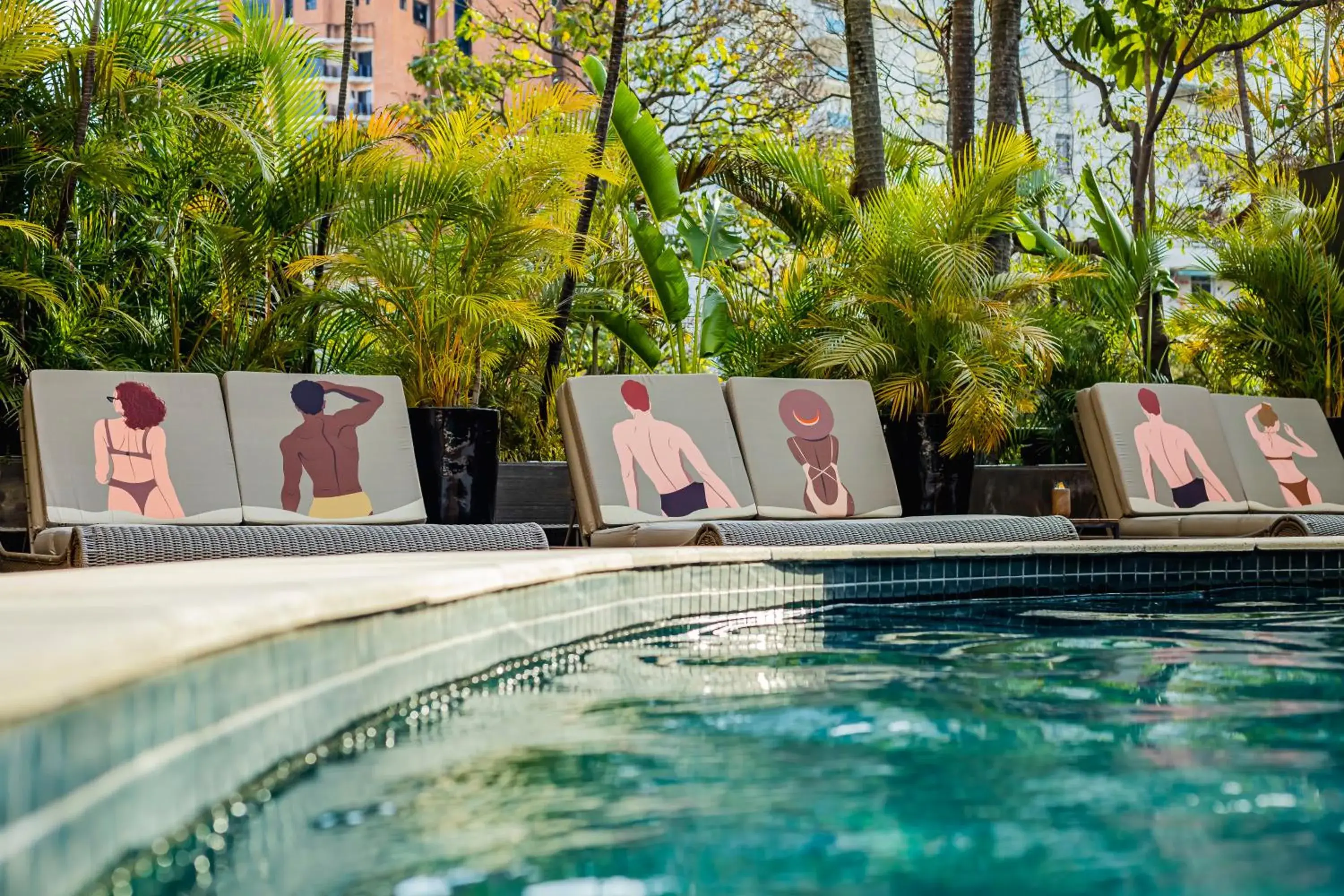 Swimming pool in Tivoli Mofarrej São Paulo Swimming pool in Tivoli Mofarrej São Paulo