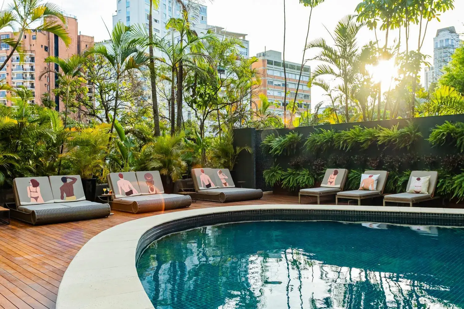 Swimming pool in Tivoli Mofarrej São Paulo Swimming pool in Tivoli Mofarrej São Paulo