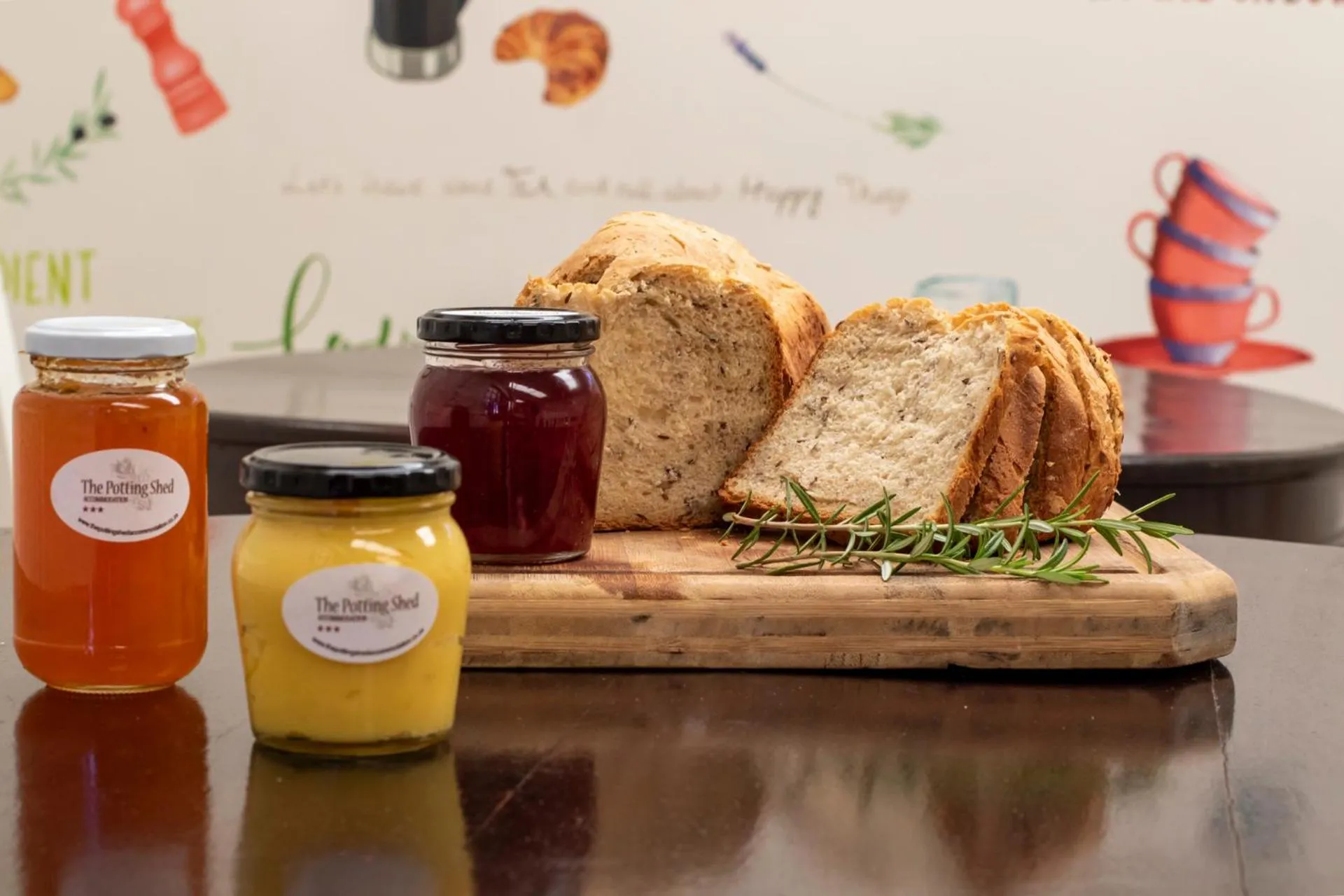 Food close-up in The Potting Shed Guest House