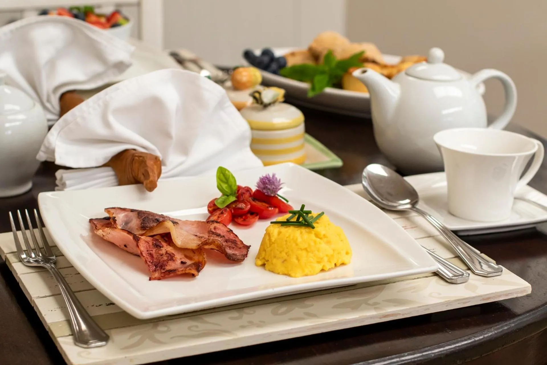 Food close-up in The Potting Shed Guest House