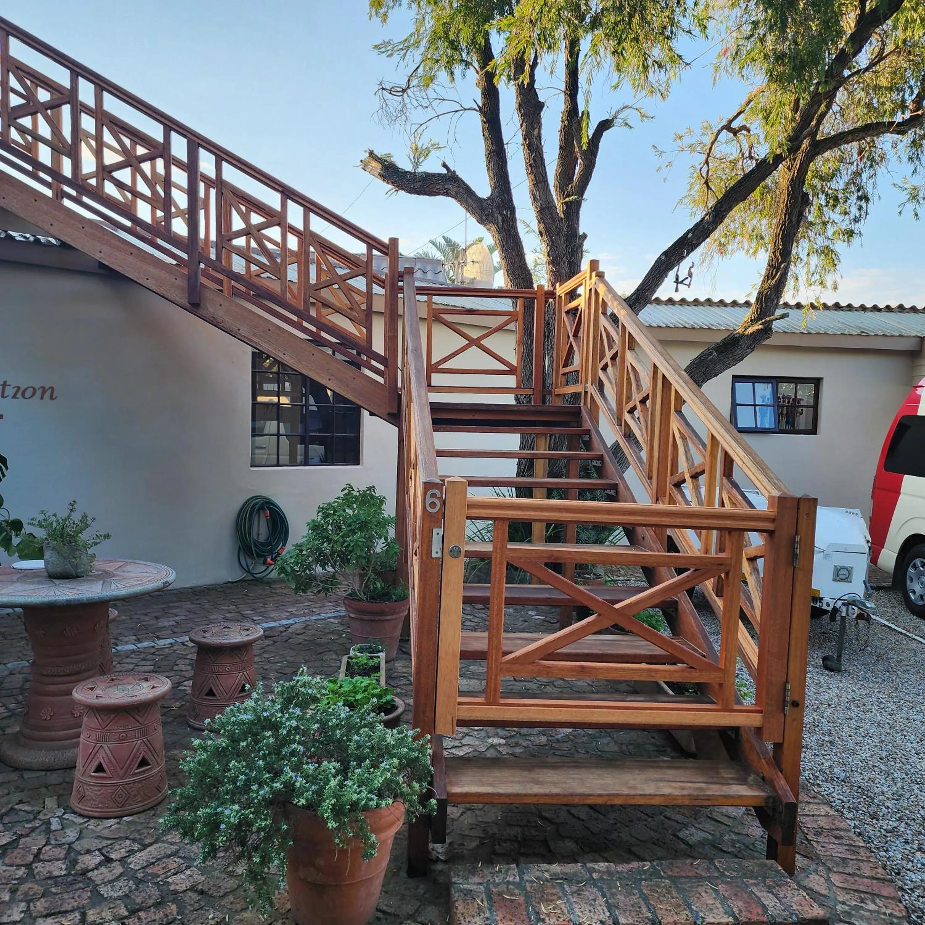 Shower in The Potting Shed Guest House