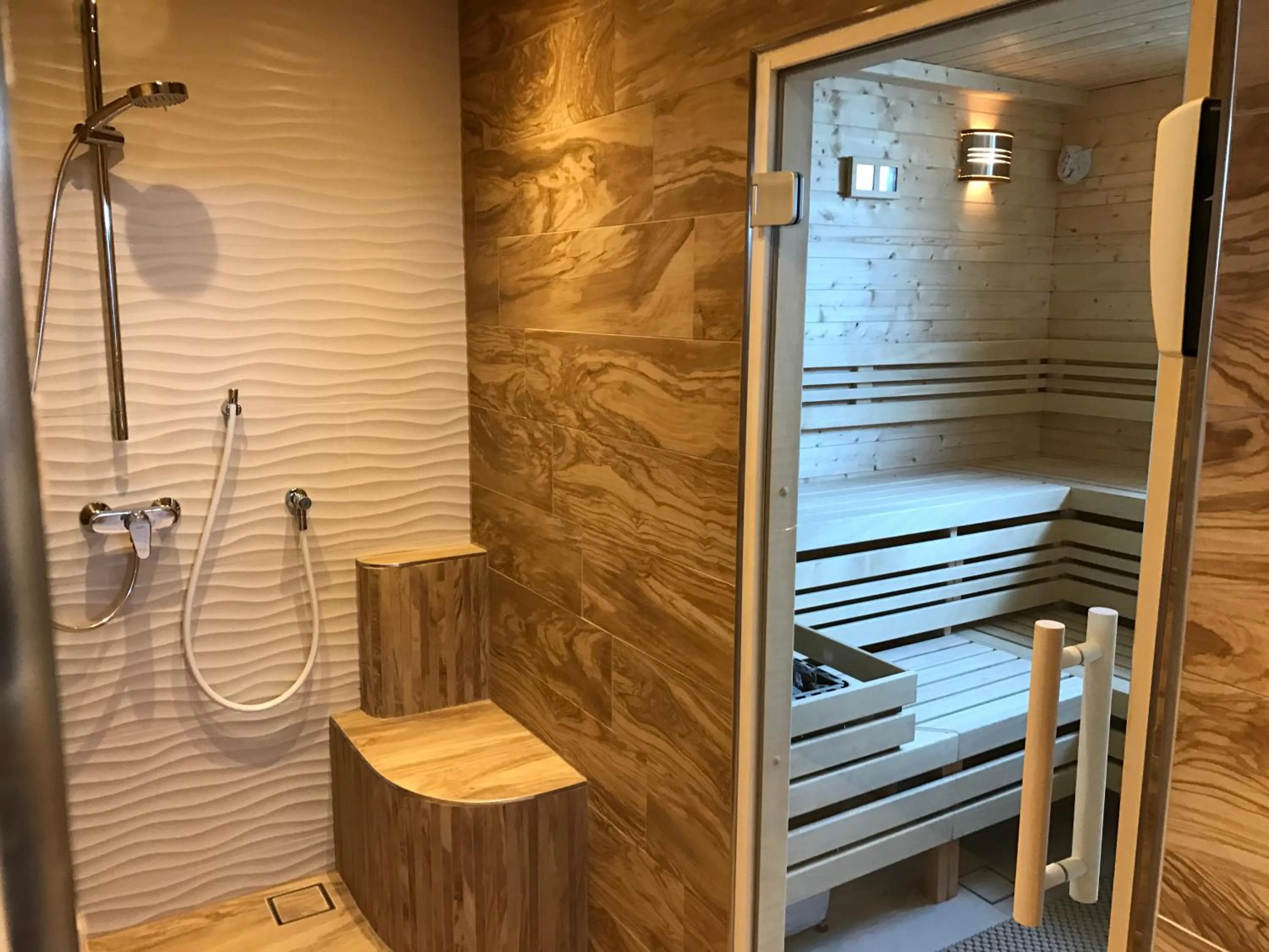 Sauna in Klassik Appartements