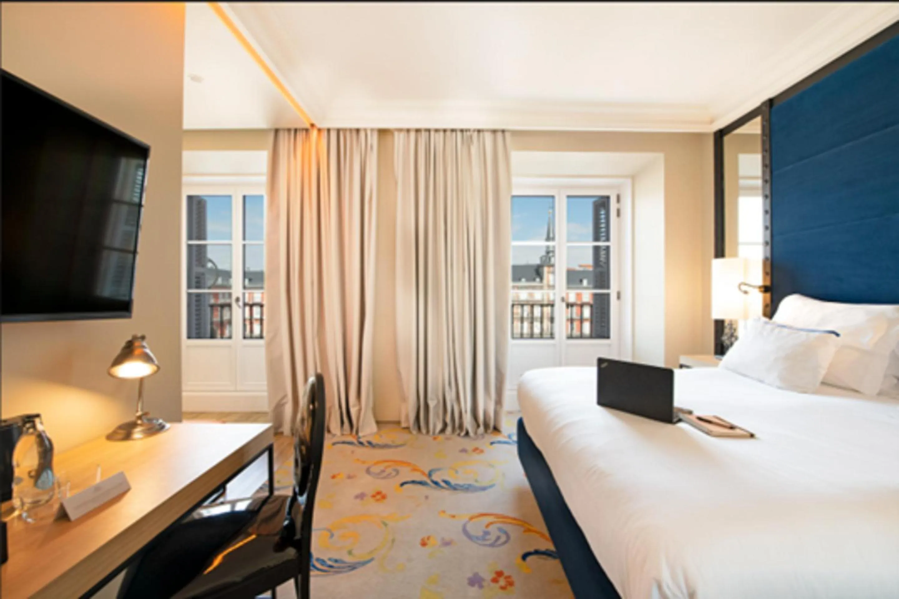 Bedroom, Bed in Pestana Collection Plaza Mayor