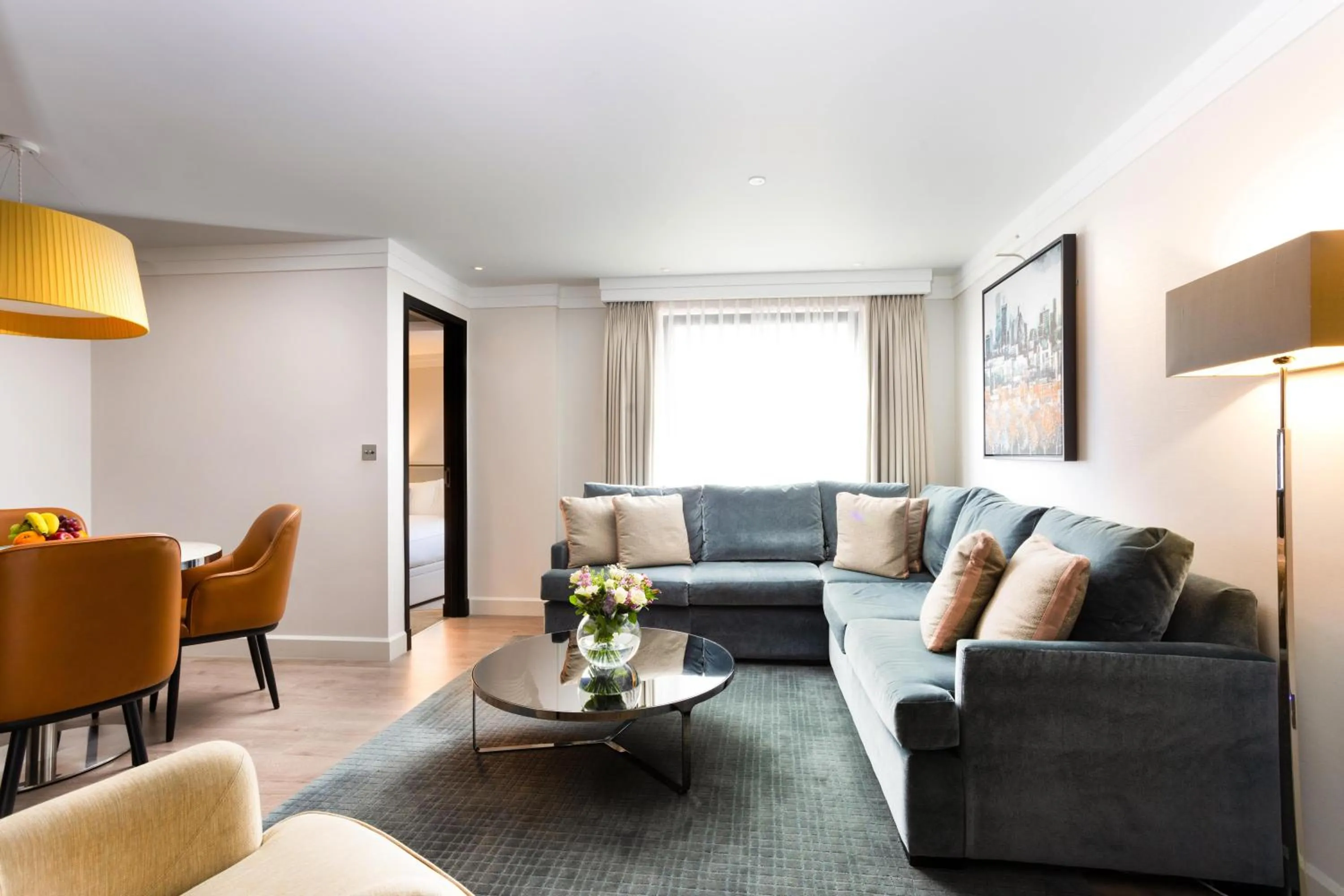 Living room in 15 Basil Street Knightsbridge, Luxury Serviced Apartments