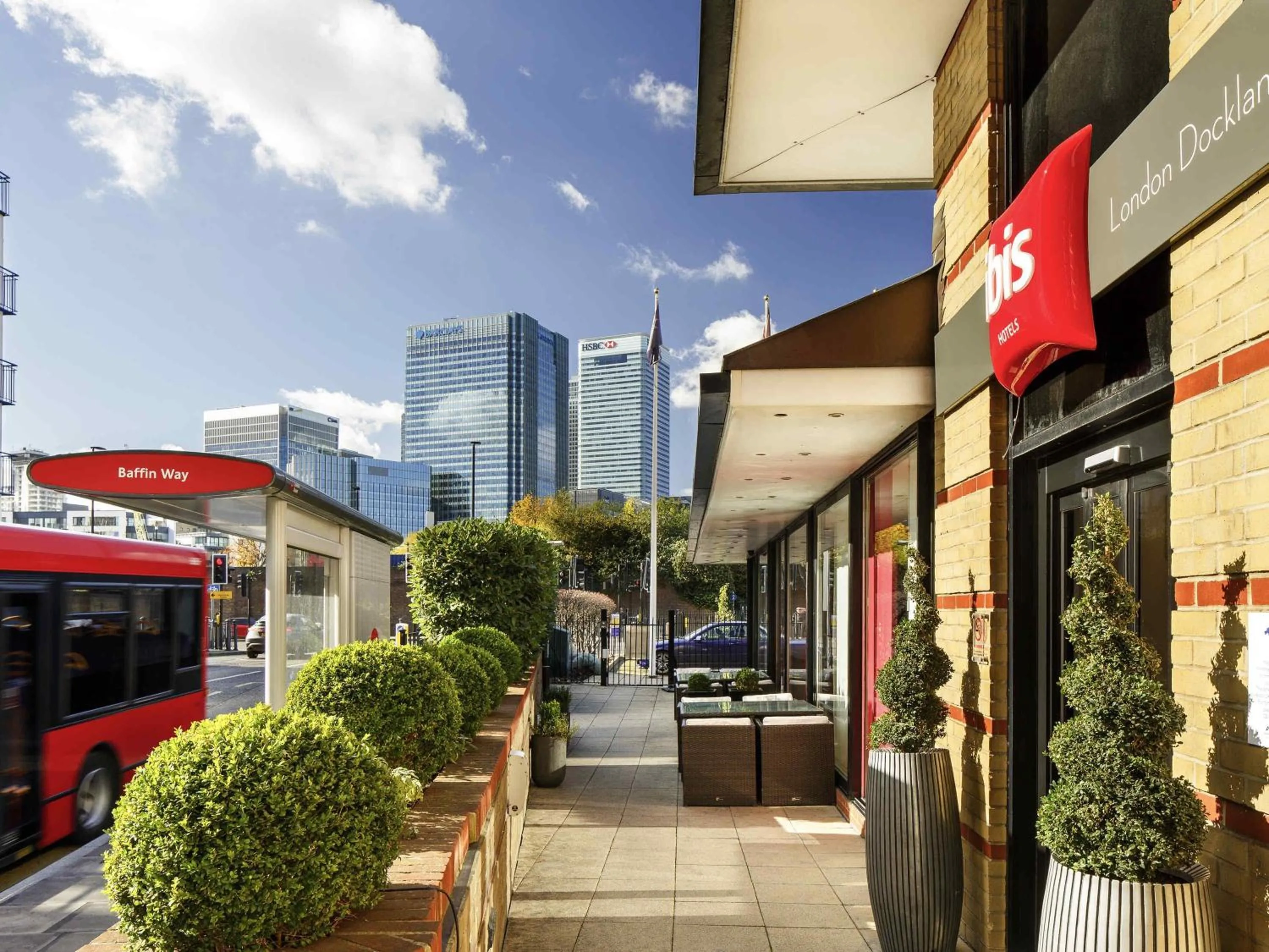 Property building in ibis London Docklands Canary Wharf