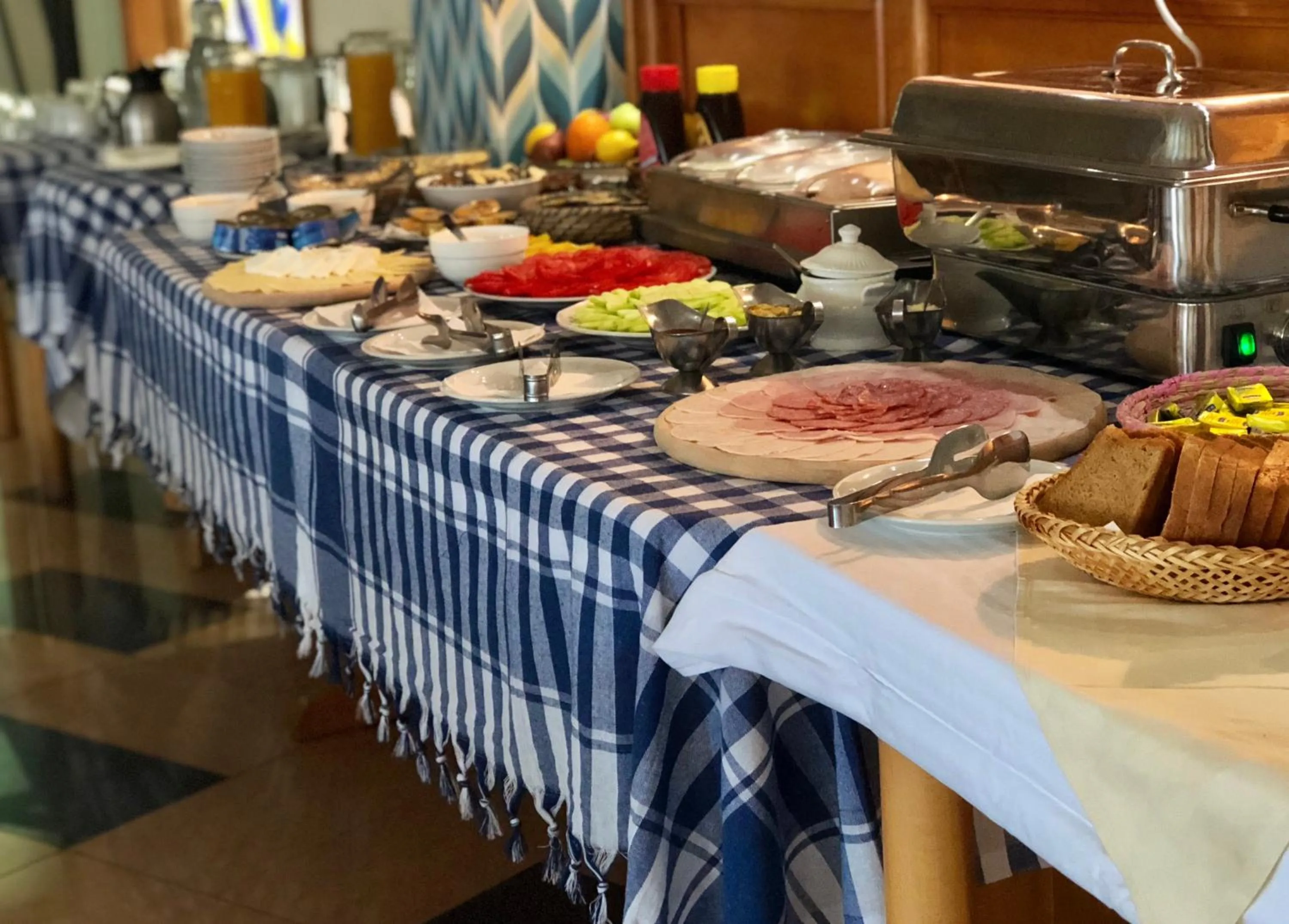 American breakfast in Garni Hotel Lake