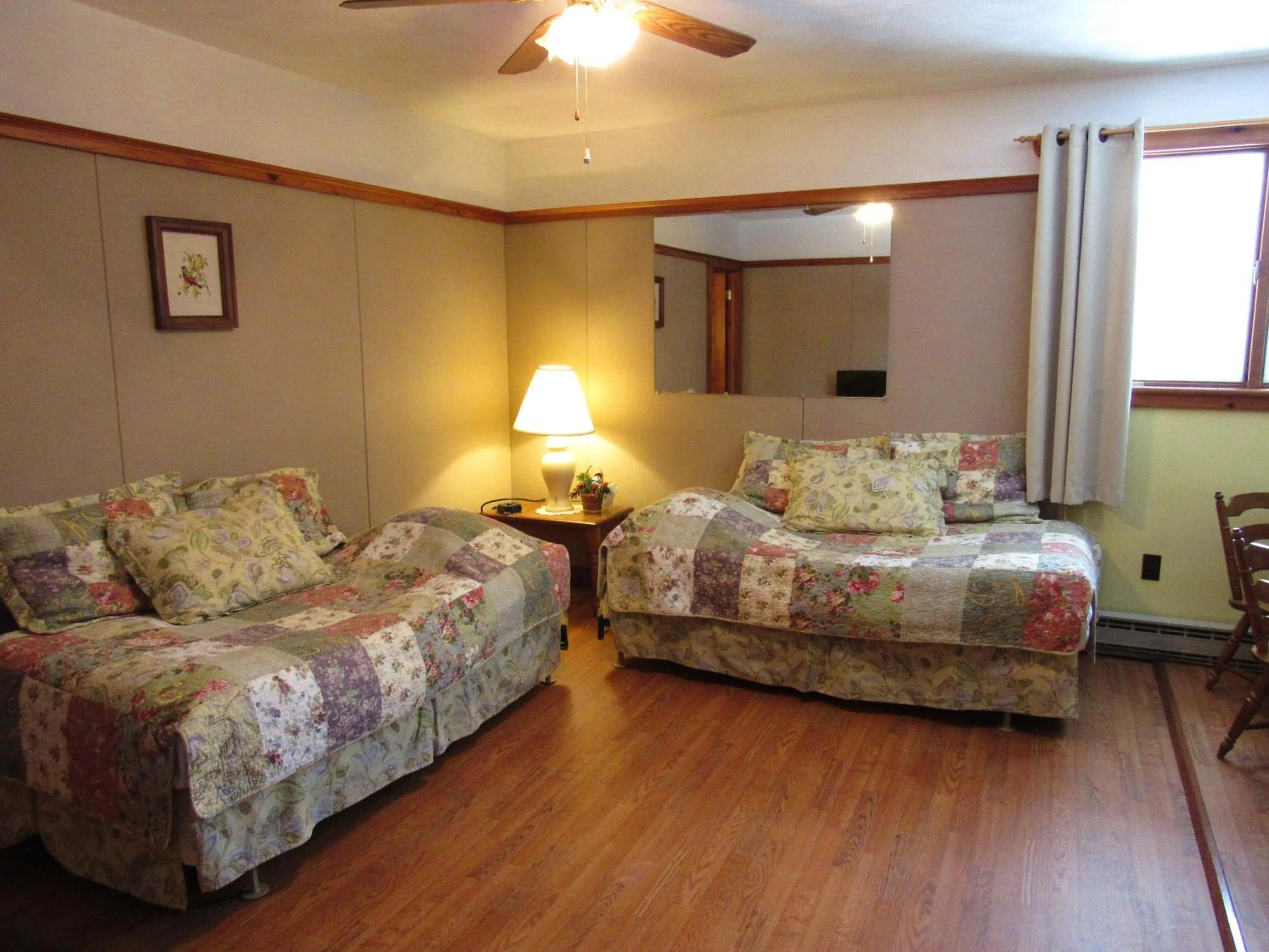 Bed in Carlson's Lodge