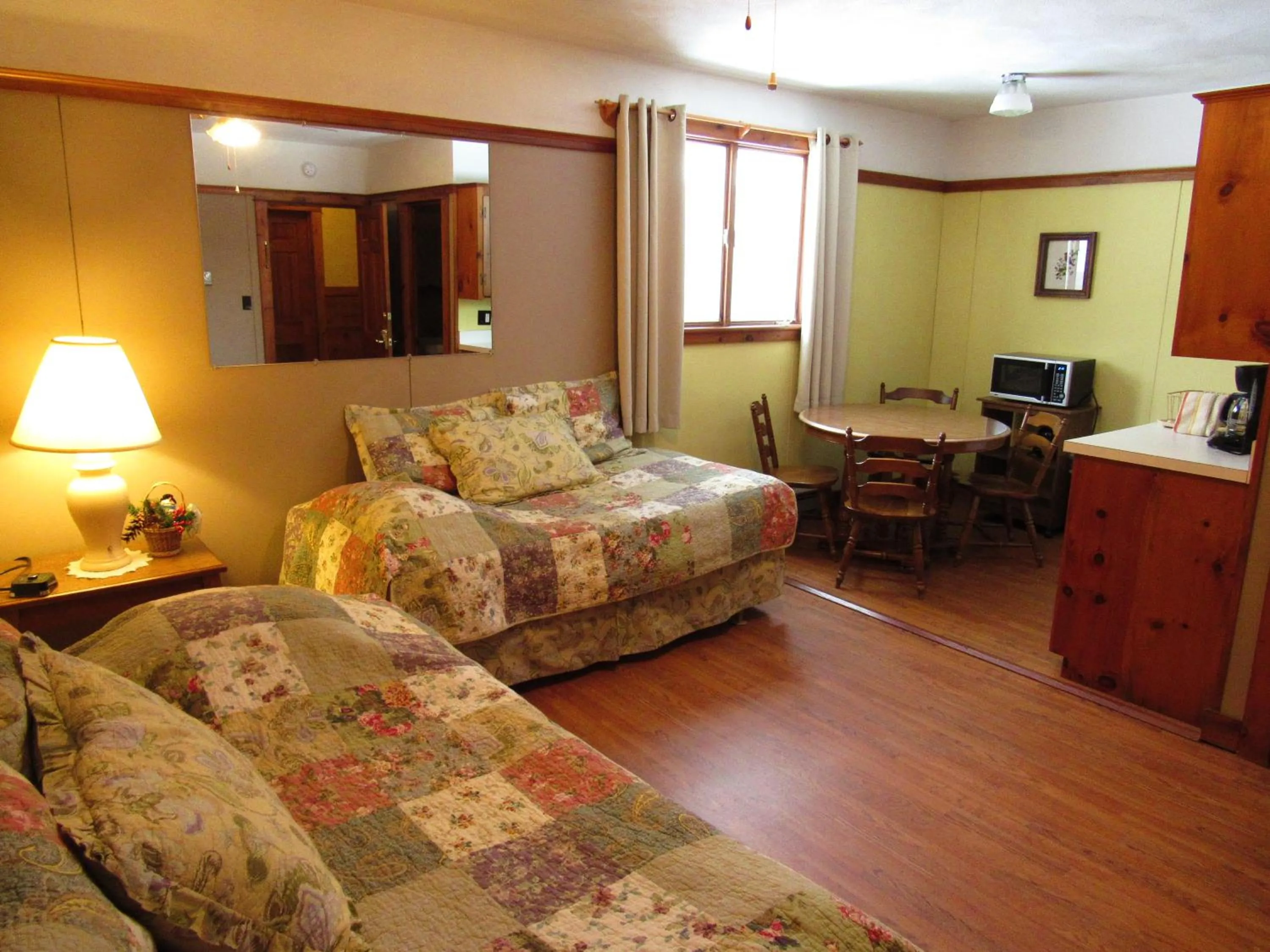 Bed in Carlson's Lodge