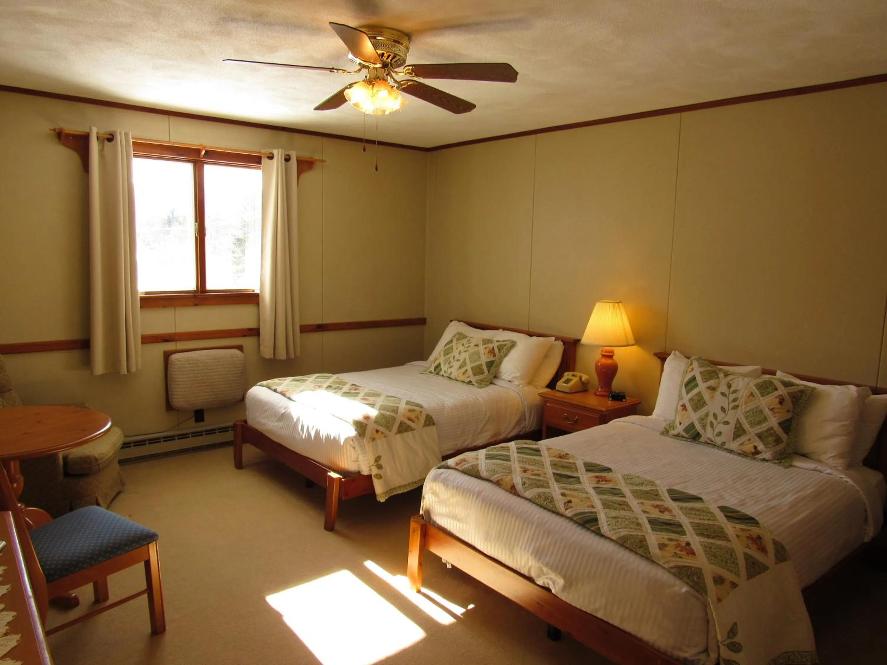Bed in Carlson's Lodge