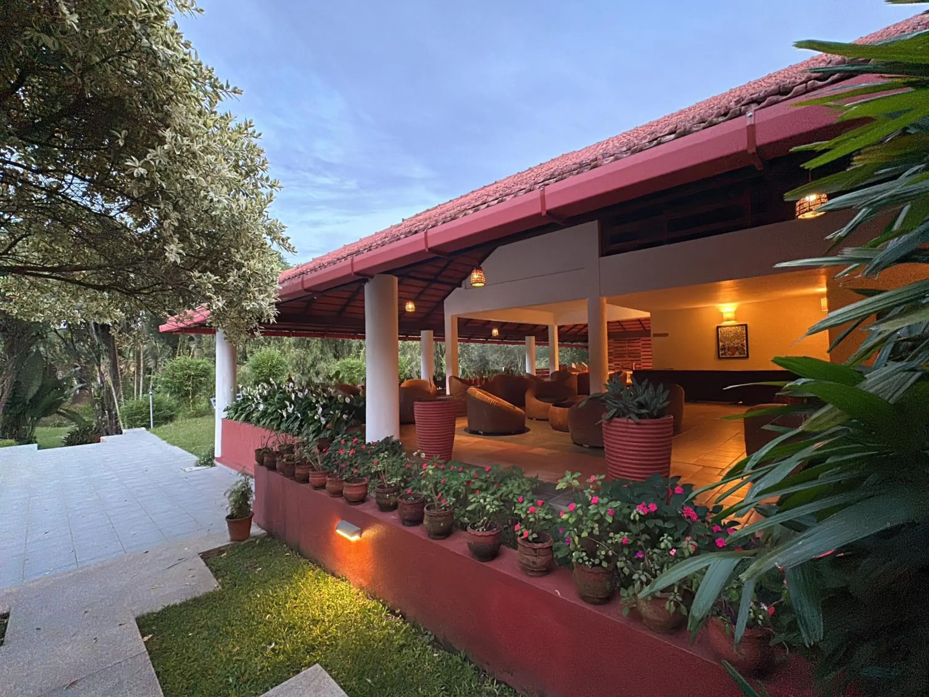 Lobby or reception in Kadkani River Resort Coorg Lobby or reception in Kadkani River Resort Coorg