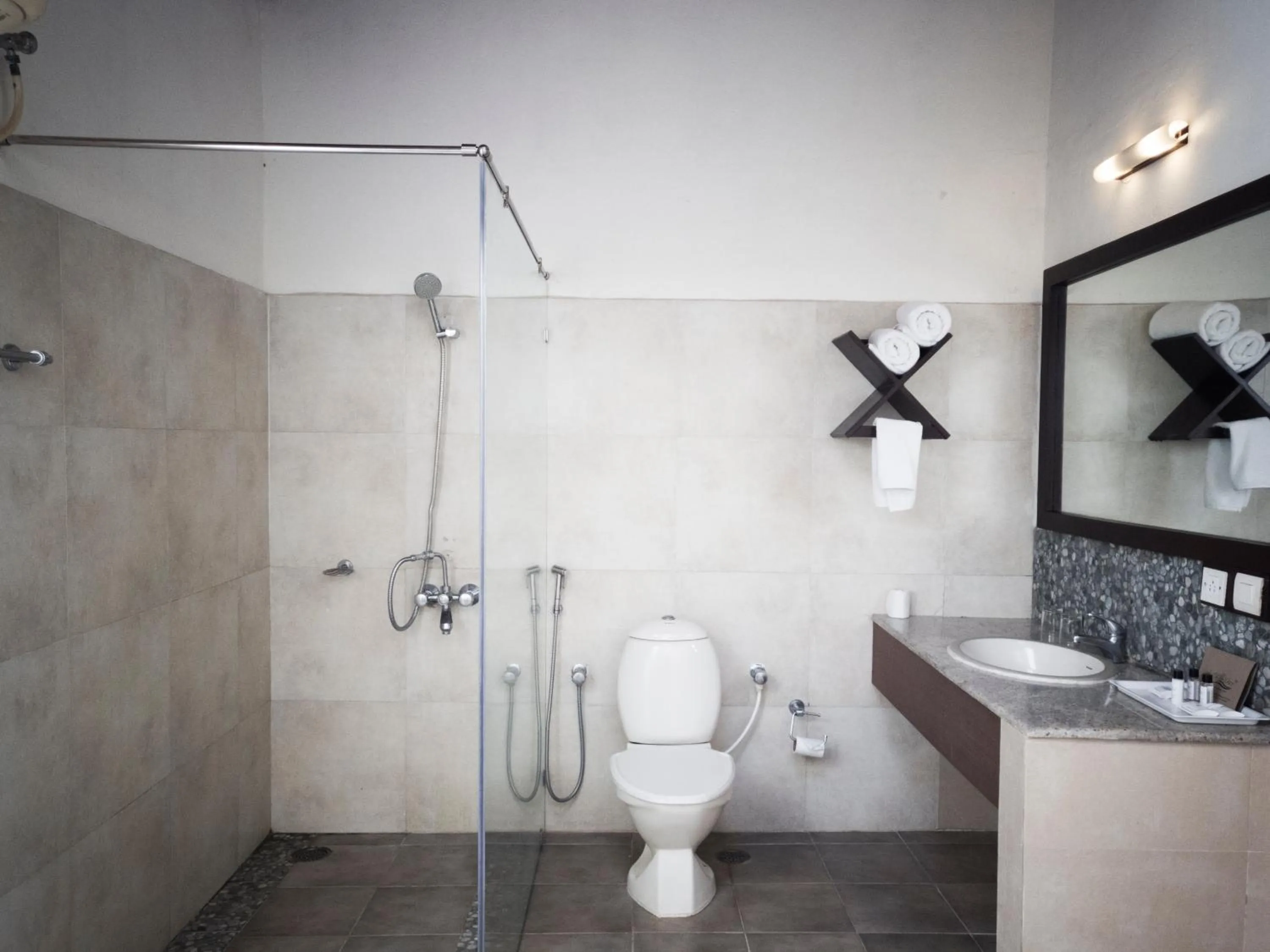 Bathroom in Kadkani River Resort Coorg