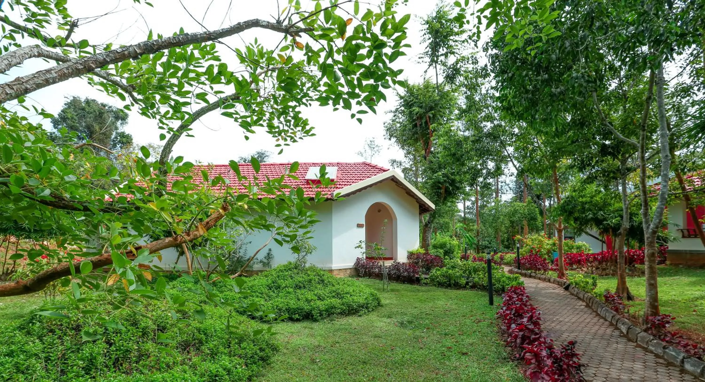 Patio in Kadkani River Resort Coorg