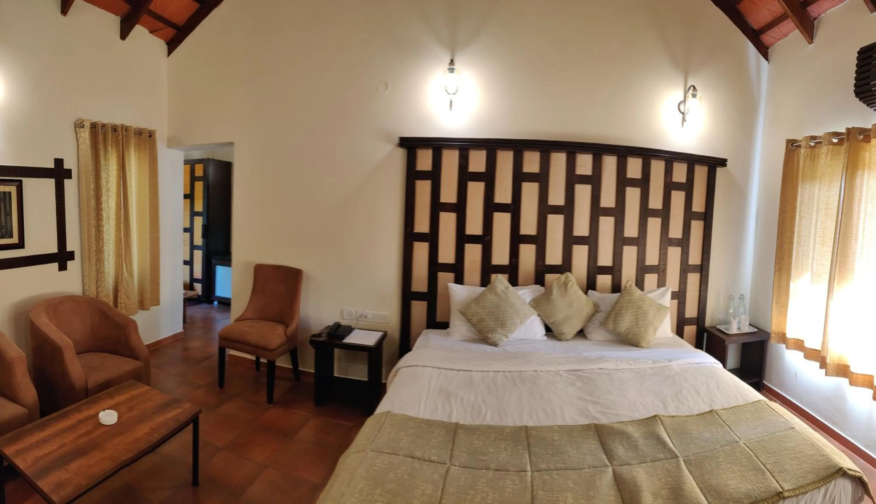 Bedroom, Bed in Kadkani River Resort Coorg