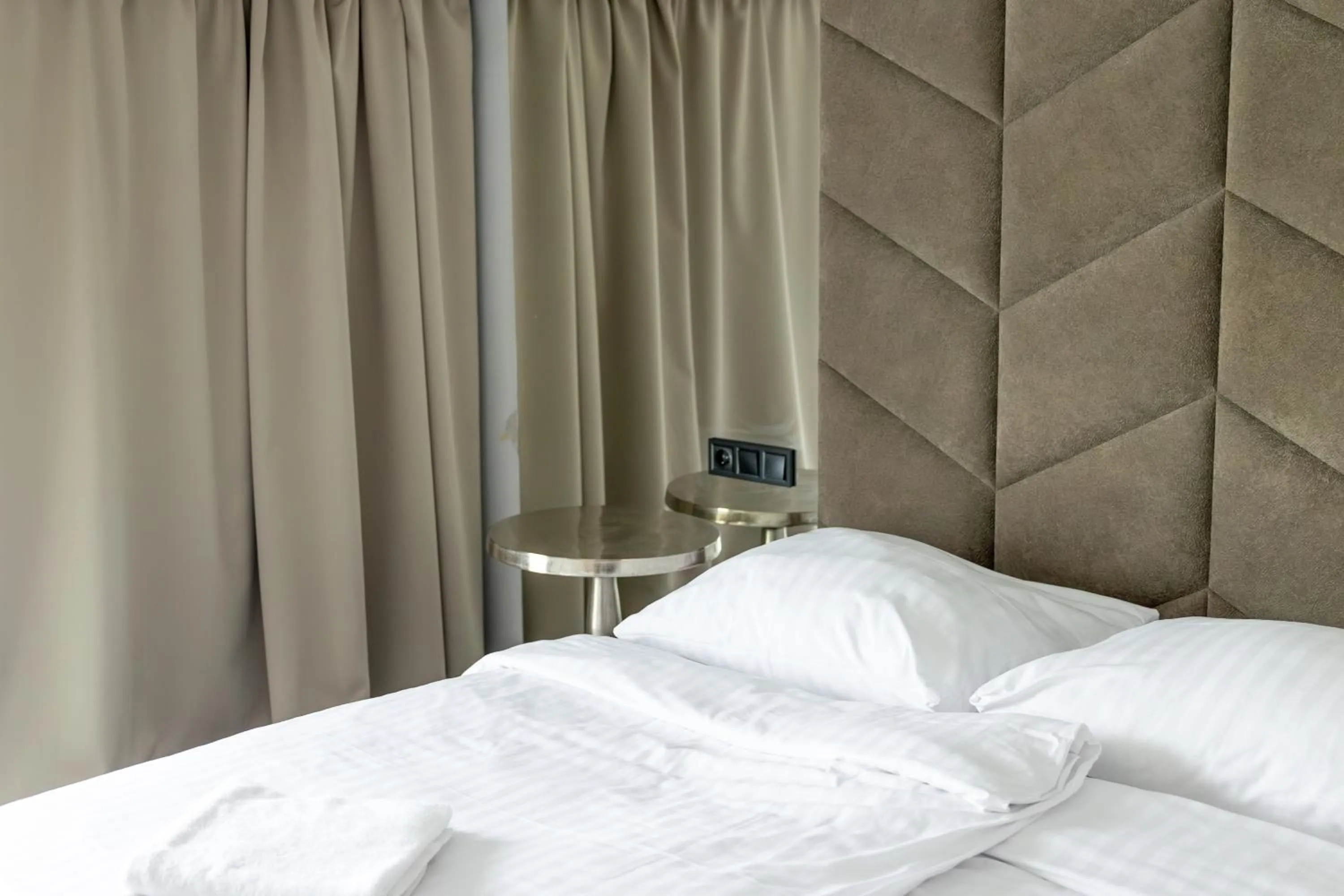 Bed in Hotel Mały Młyn