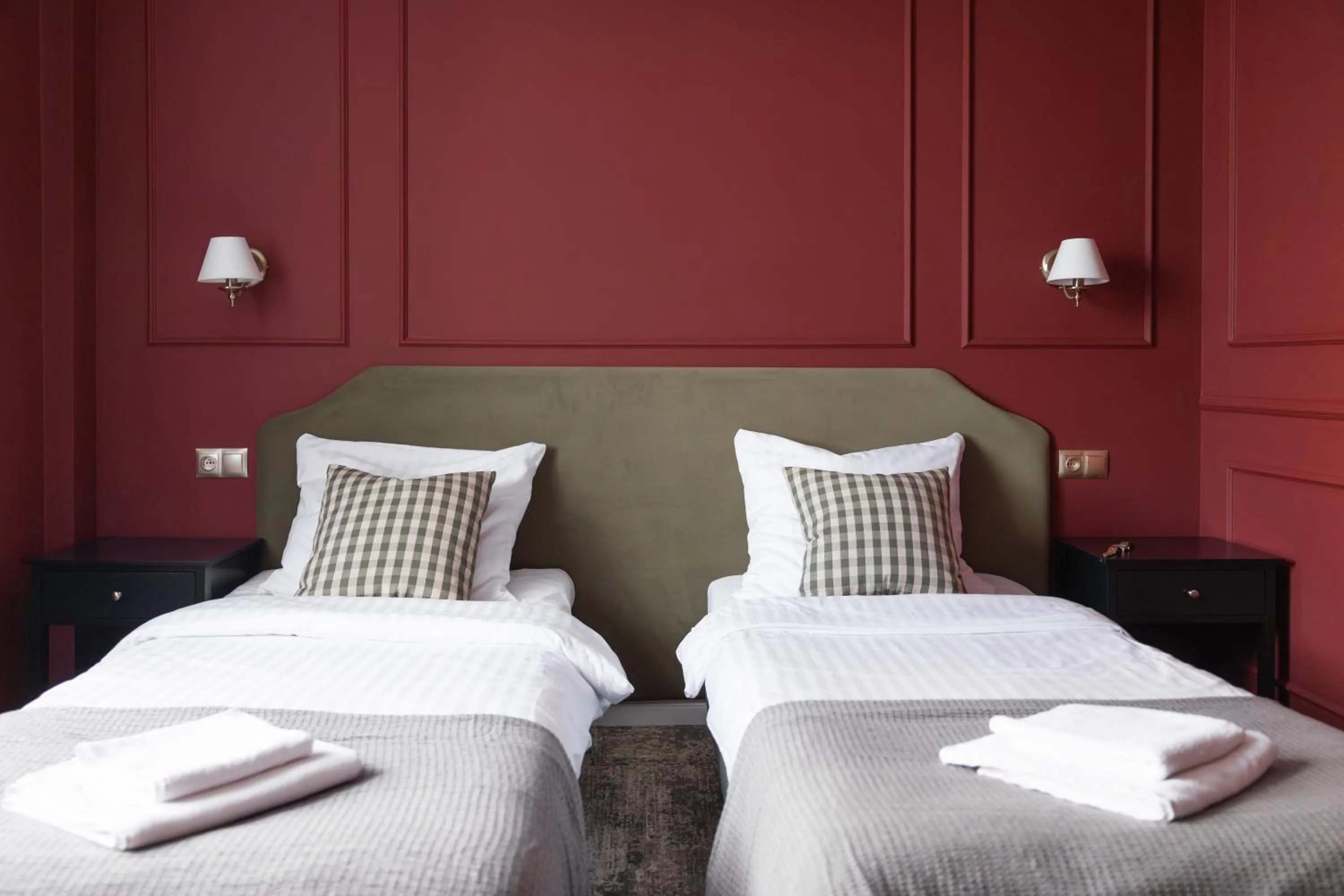 Bed in Hotel Mały Młyn