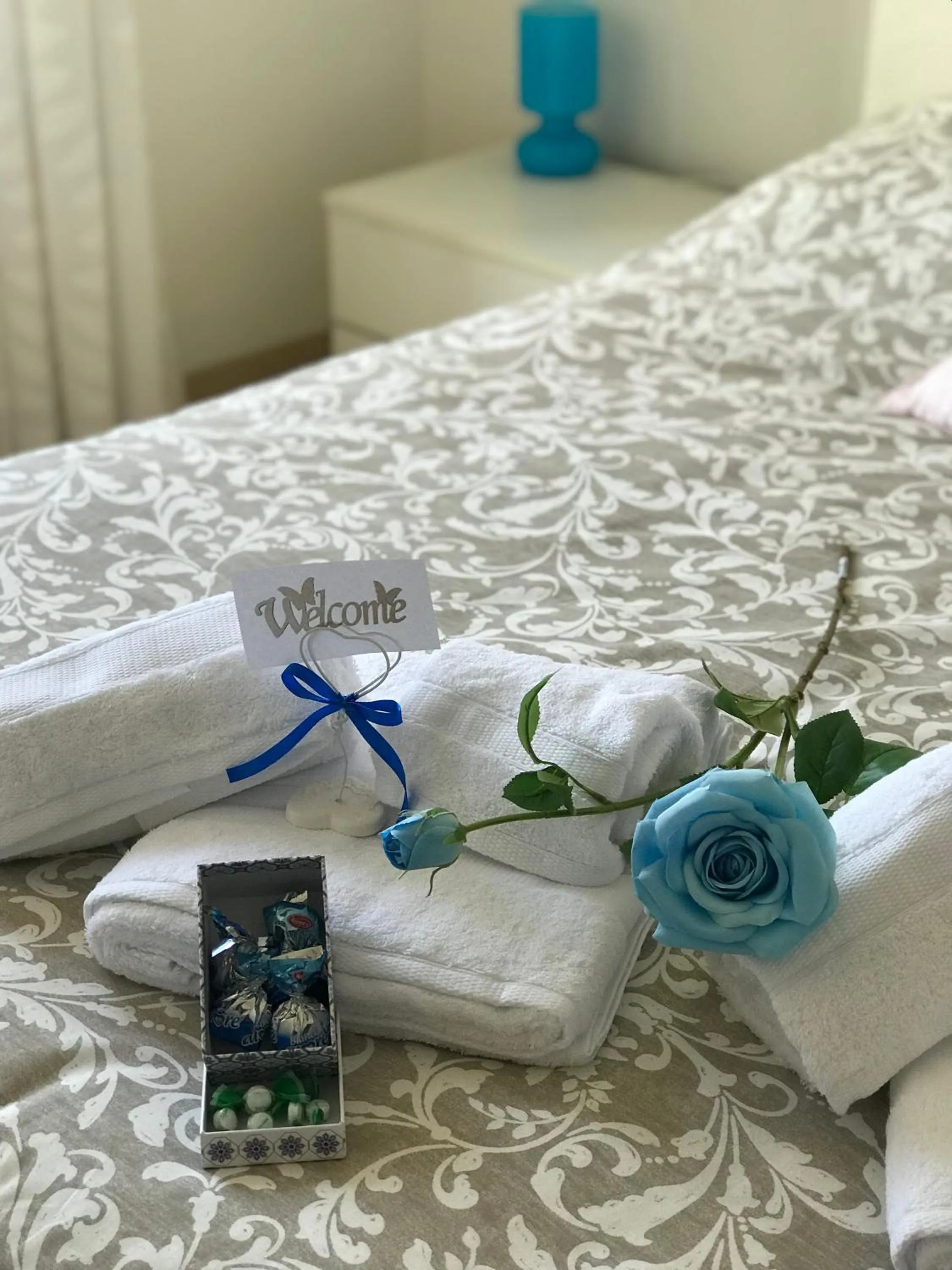 Bed in B&B Il Poeta sul Mare