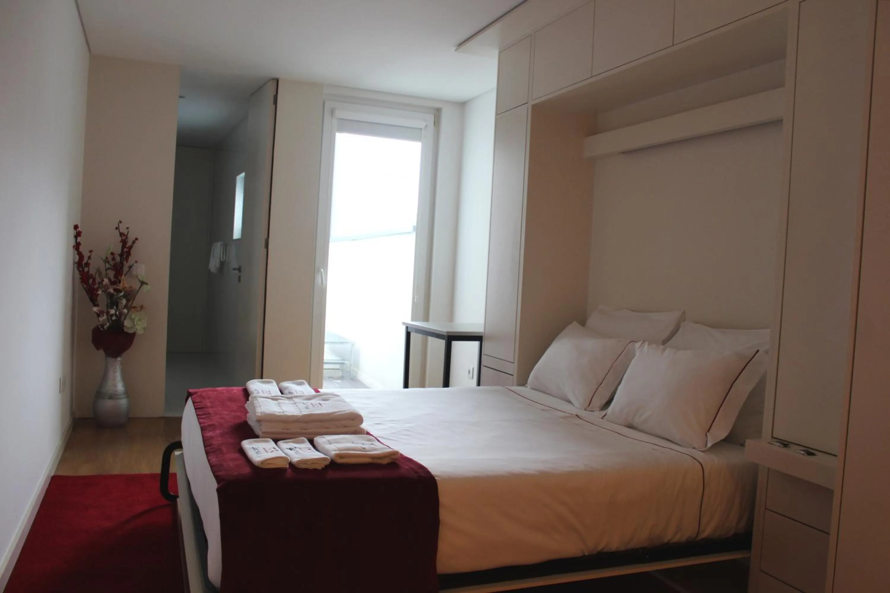 Bed in ÍSIS Guest House