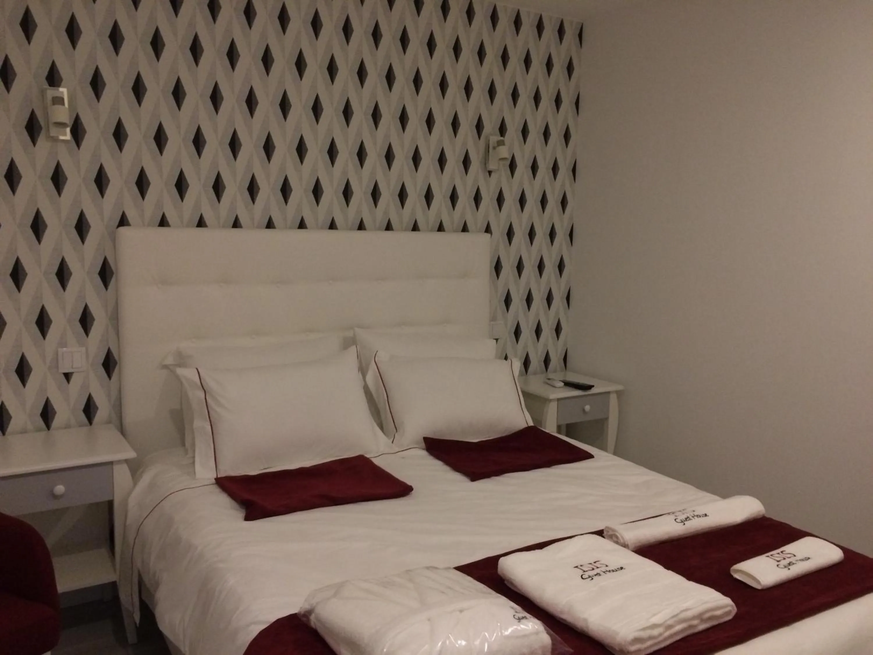 Bed in ÍSIS Guest House