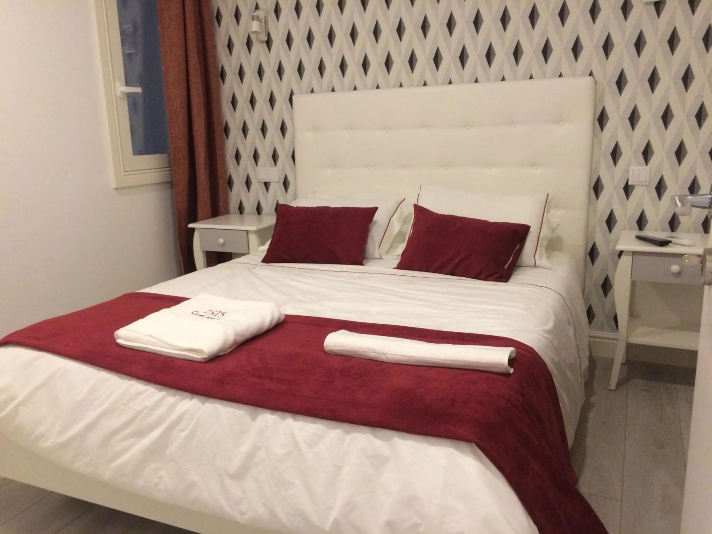 Bed in ÍSIS Guest House