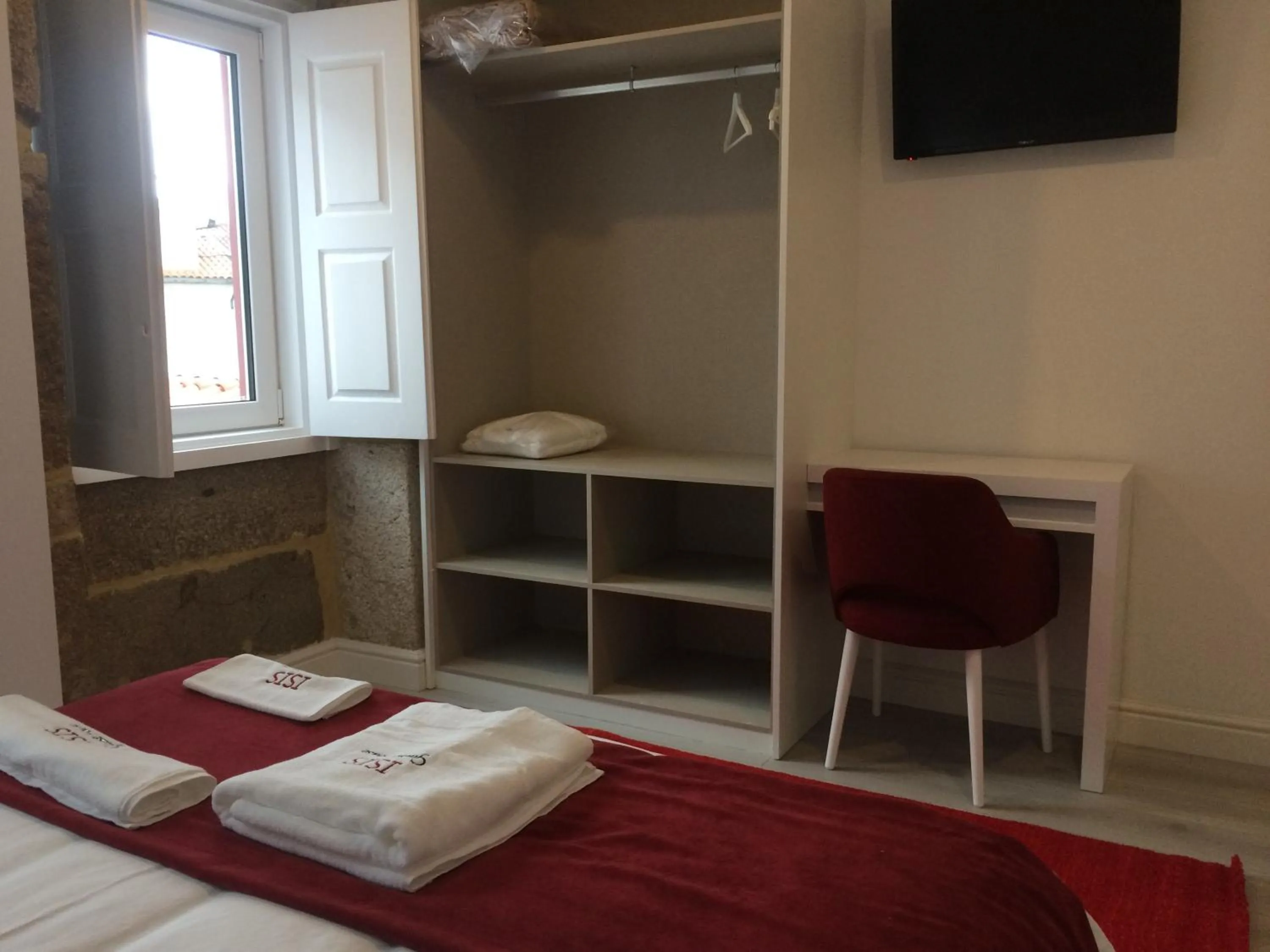 Bed in ÍSIS Guest House
