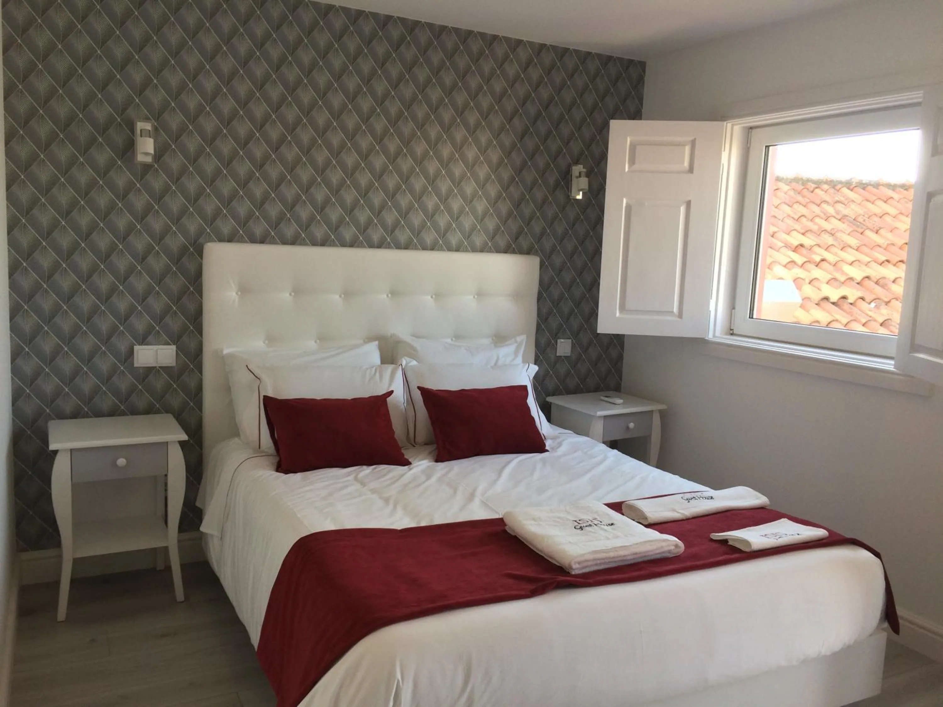 Bed in ÍSIS Guest House