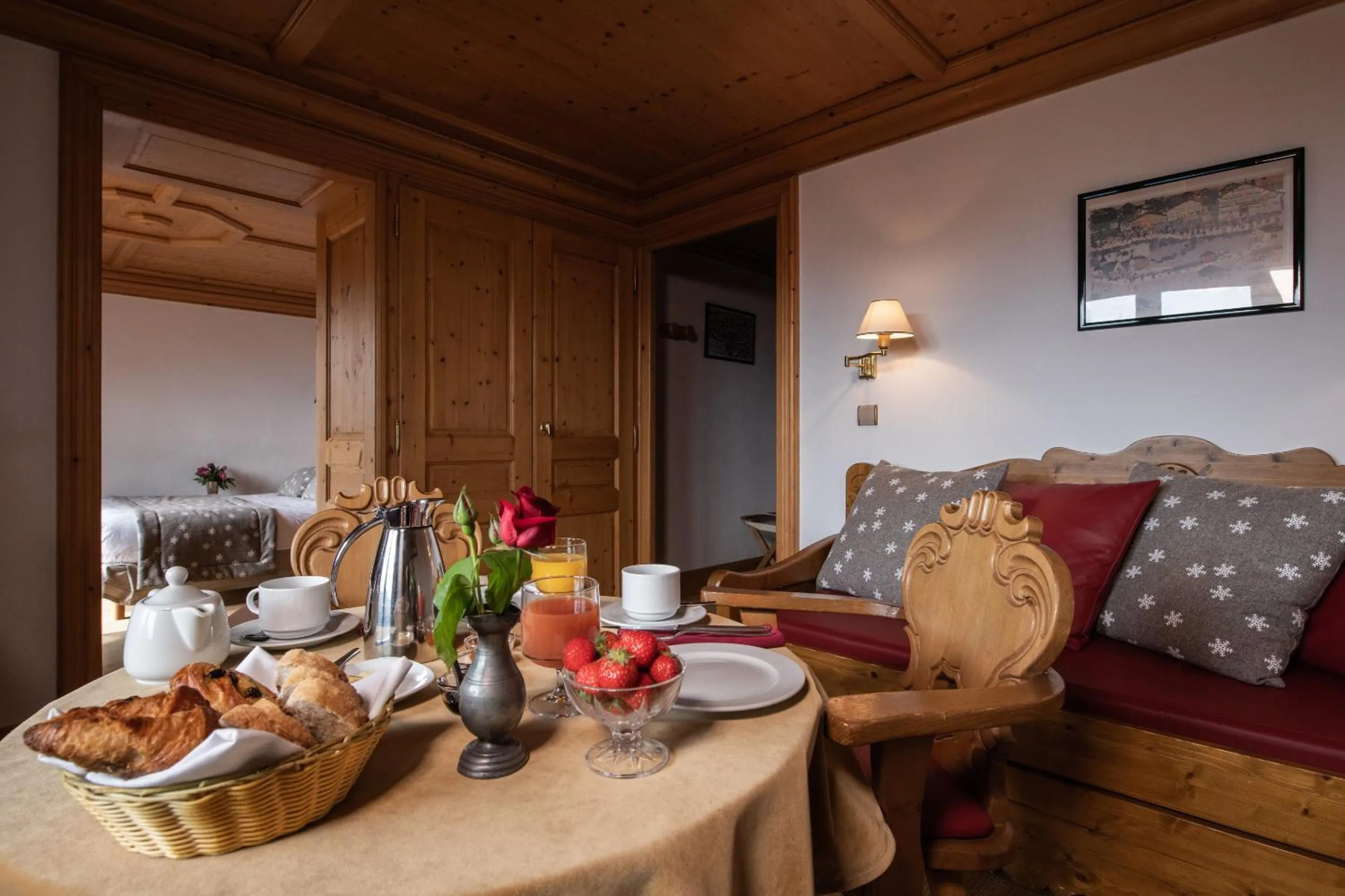 Breakfast in Le Chamois d'Or