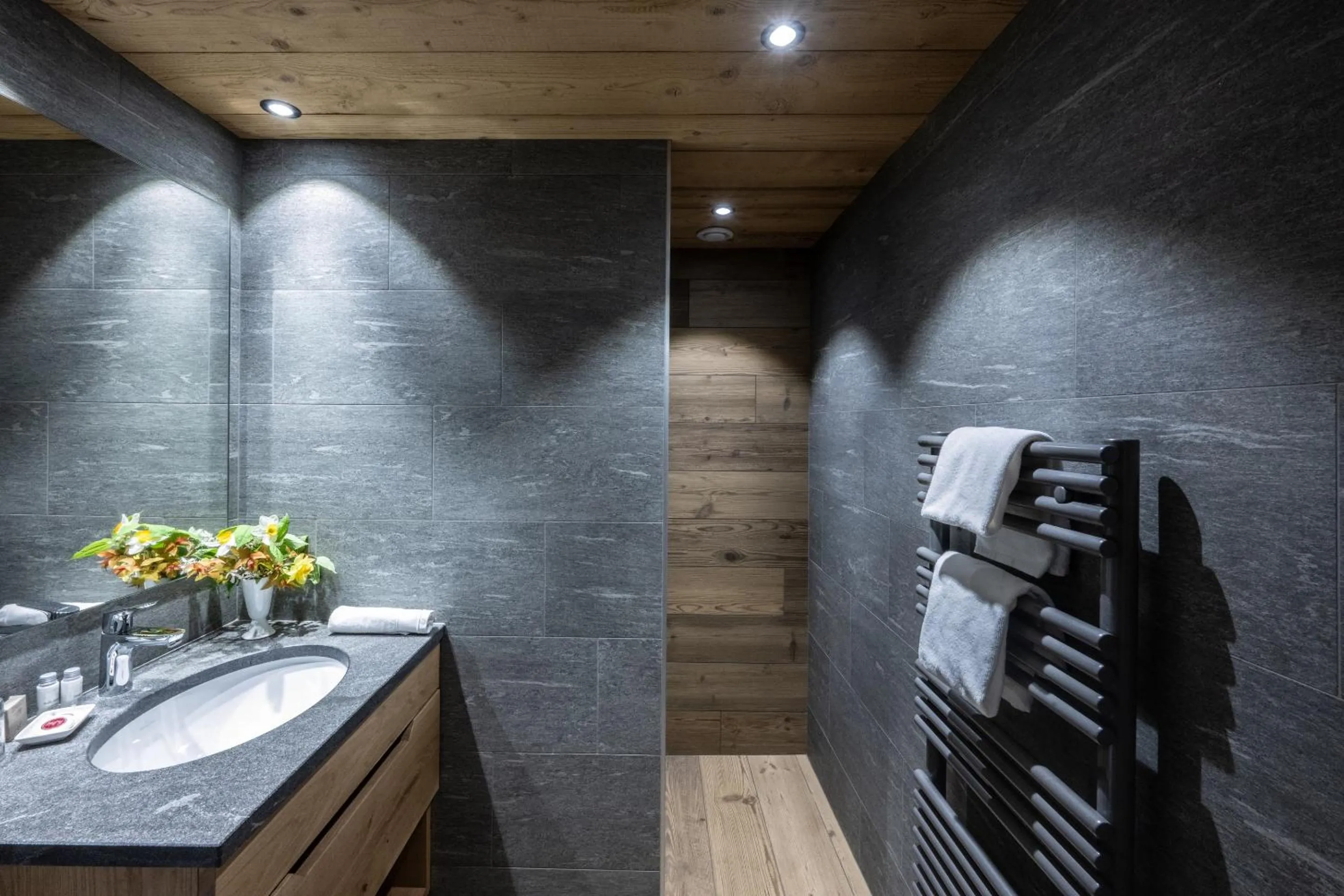 Shower in Le Chamois d'Or