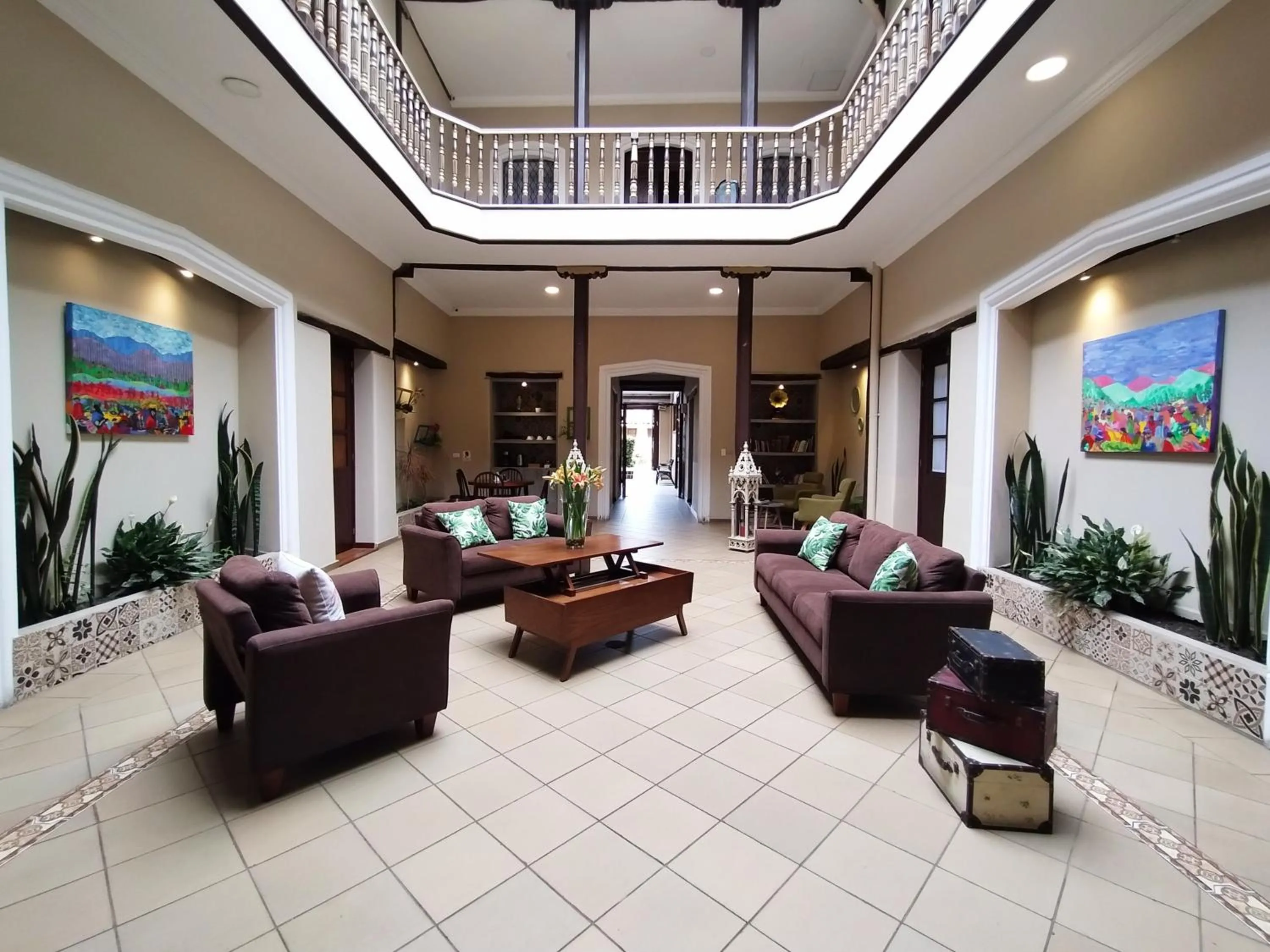 Living room in Hotel Raymipampa