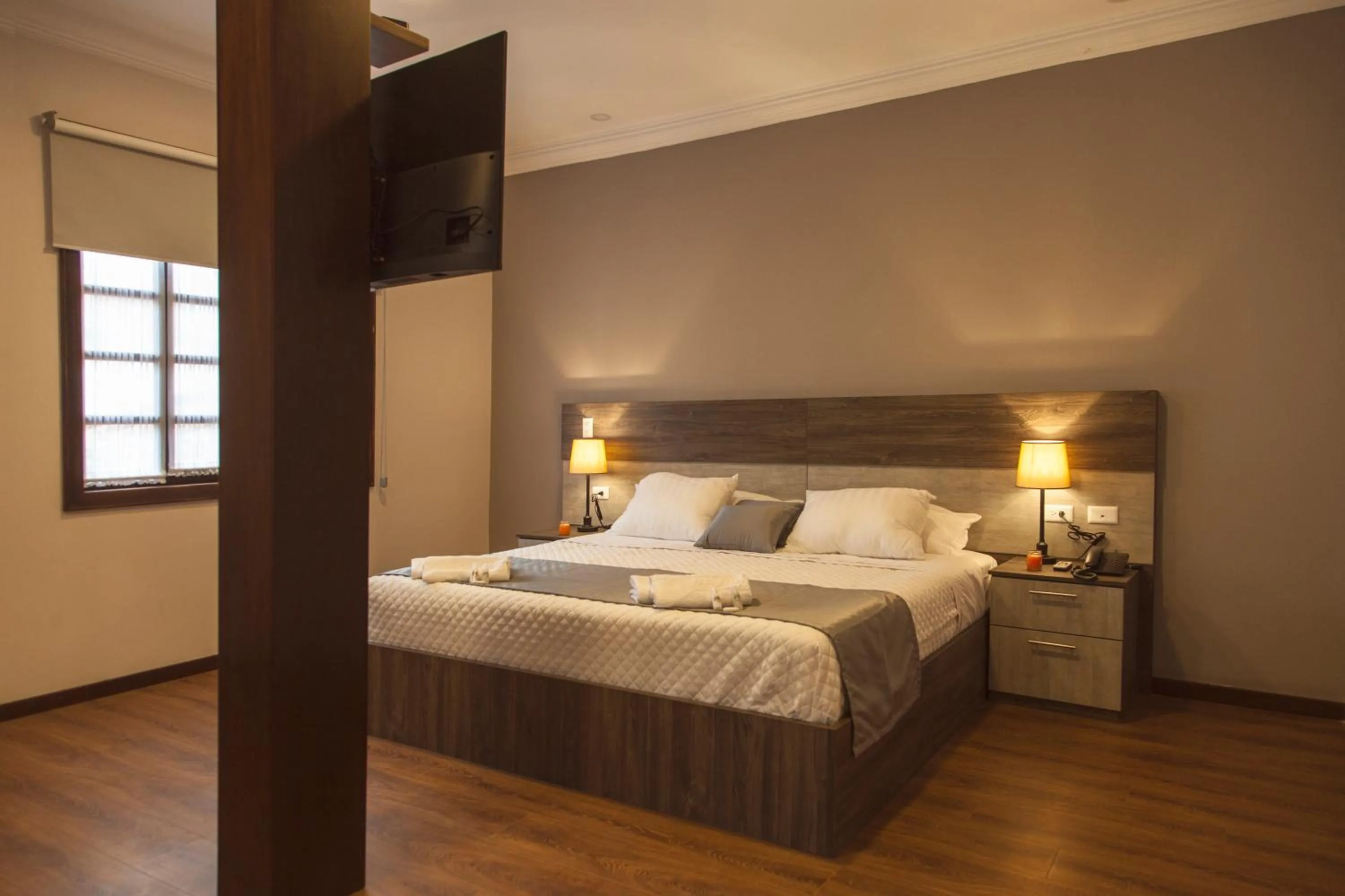 Bed in Hotel Raymipampa