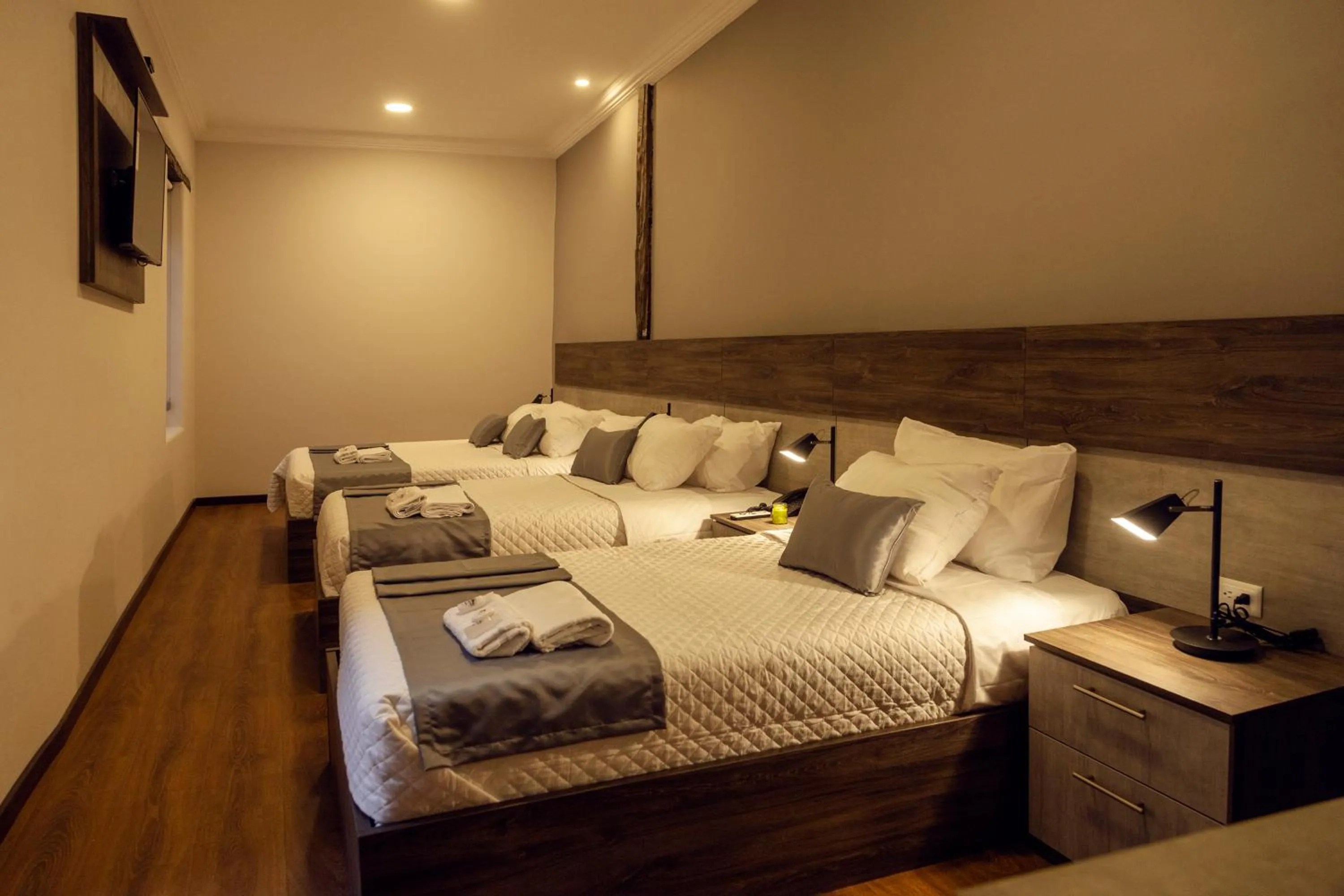 Bed in Hotel Raymipampa