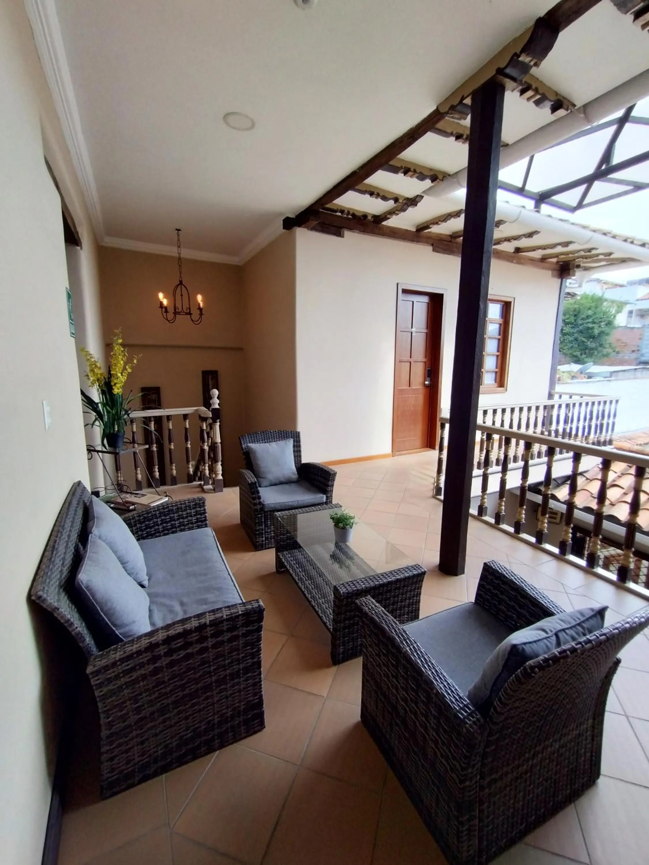 Living room in Hotel Raymipampa