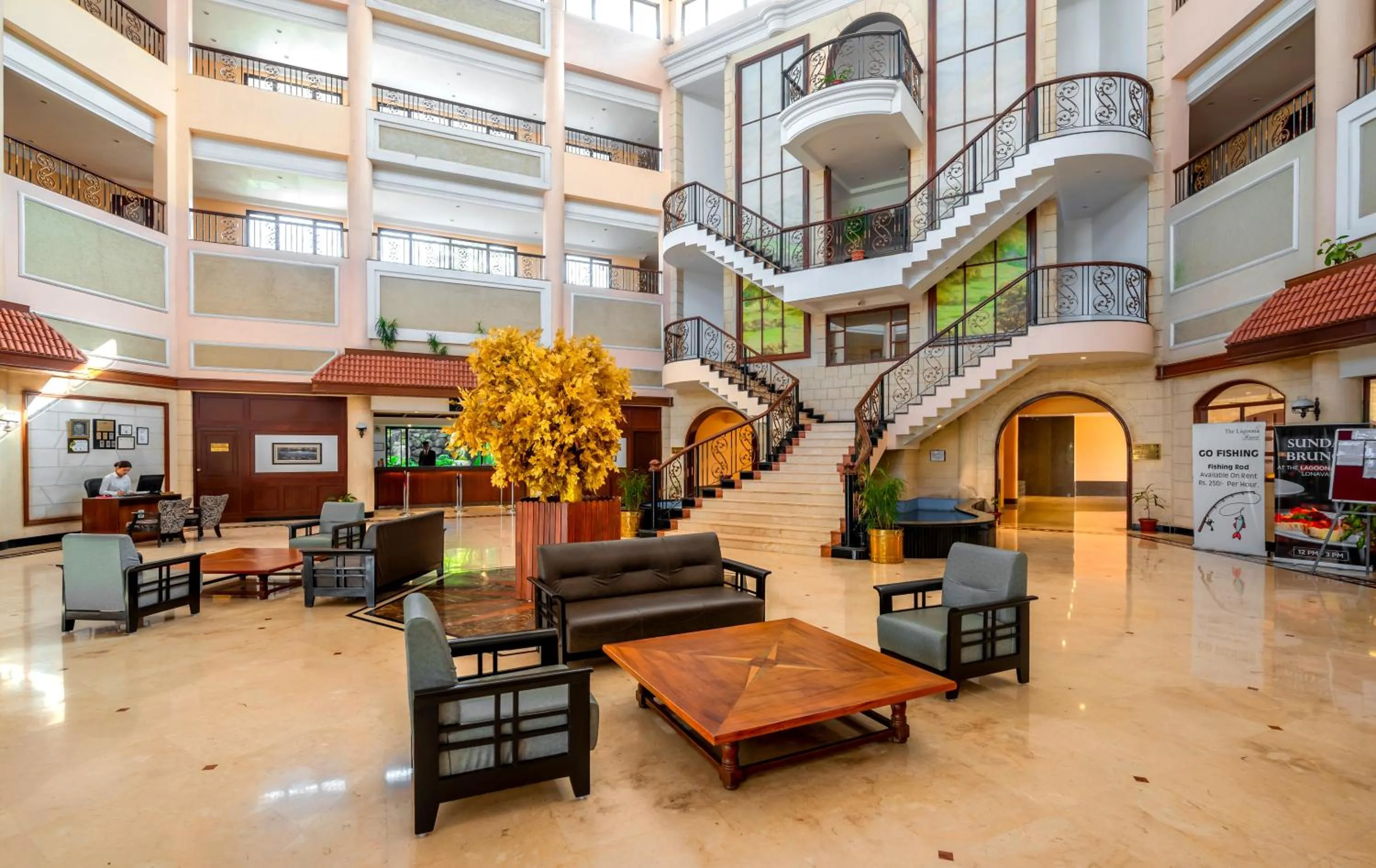 Lobby or reception in The Lagoona Resort