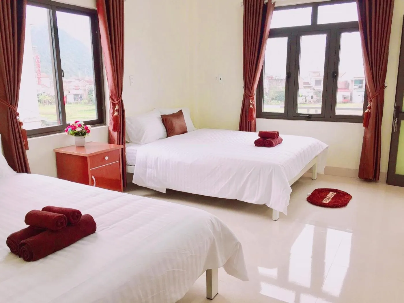 Bed in Golden Forest Homestay