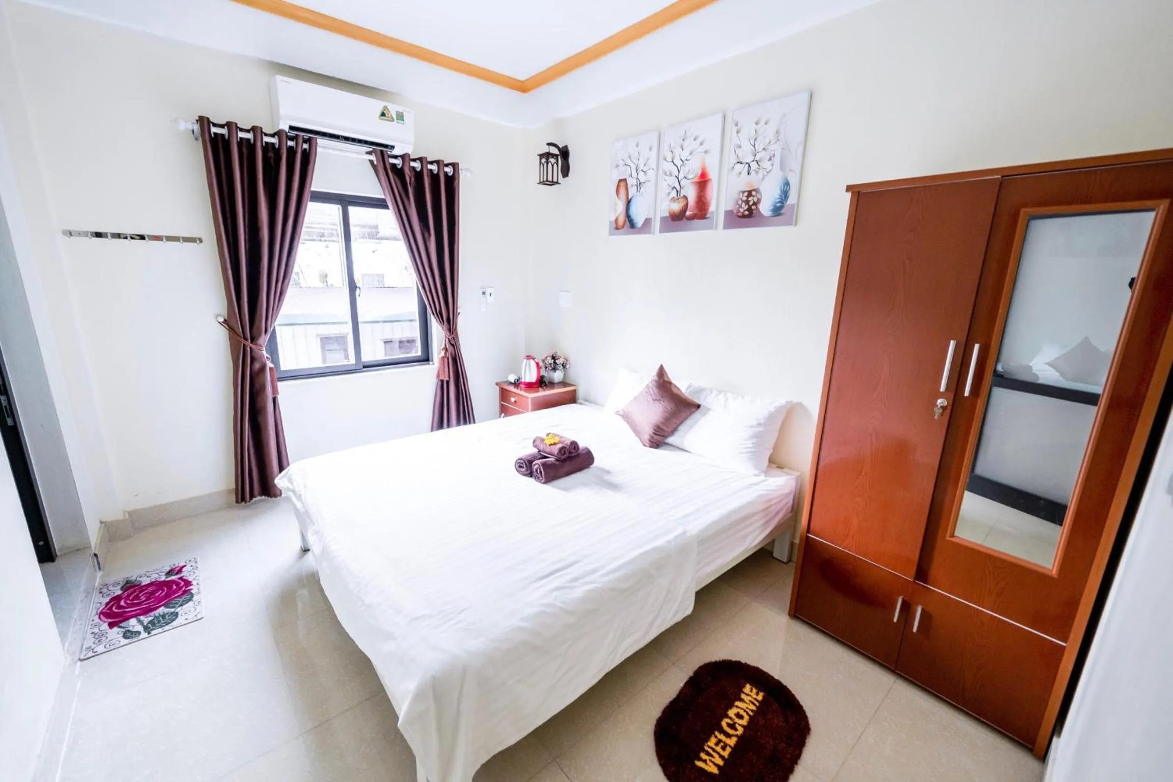 Bed in Golden Forest Homestay