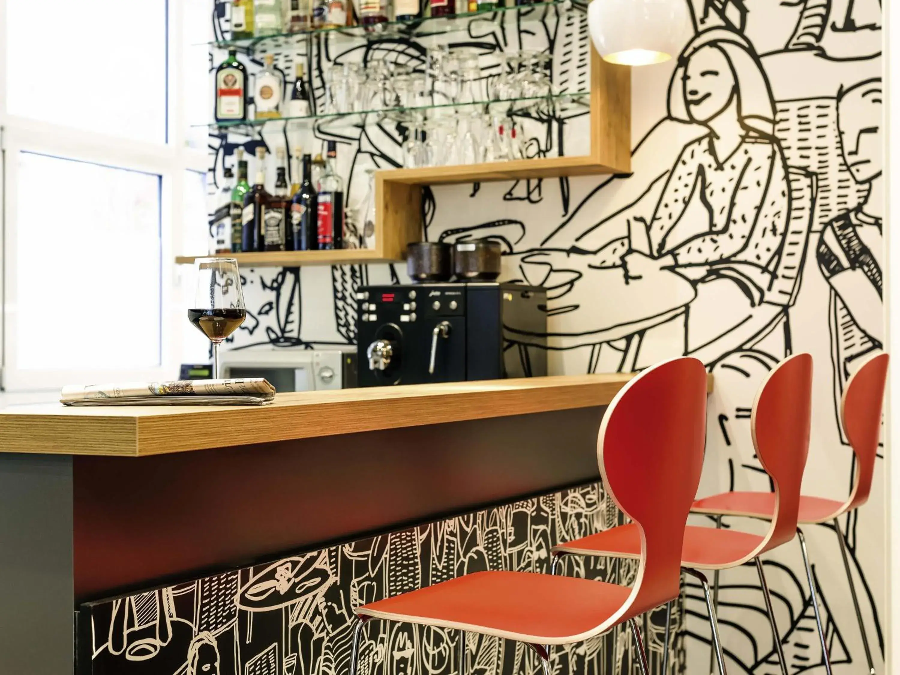 Lounge or bar in ibis Hotel Nürnberg Altstadt Lounge or bar in ibis Hotel Nürnberg Altstadt