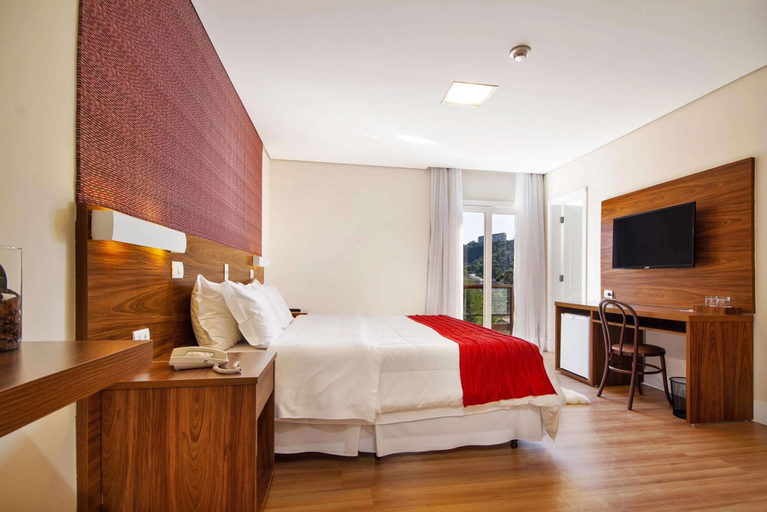 Bed in Hotel Chateau