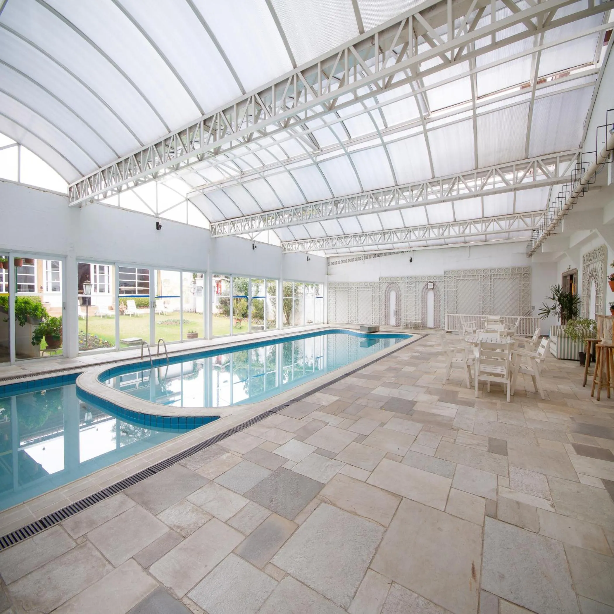 Pool view in Hotel Chateau