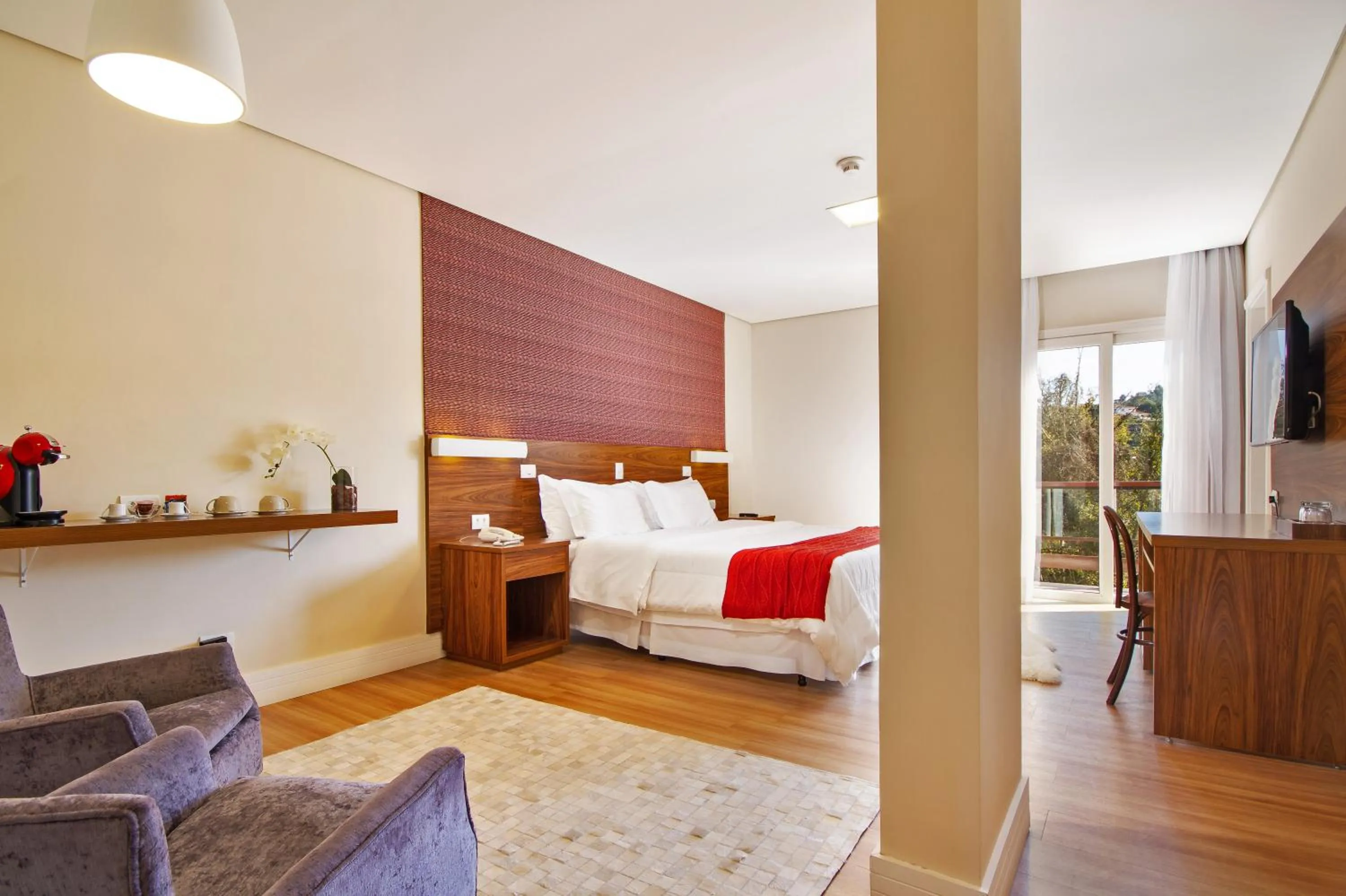 Bed in Hotel Chateau