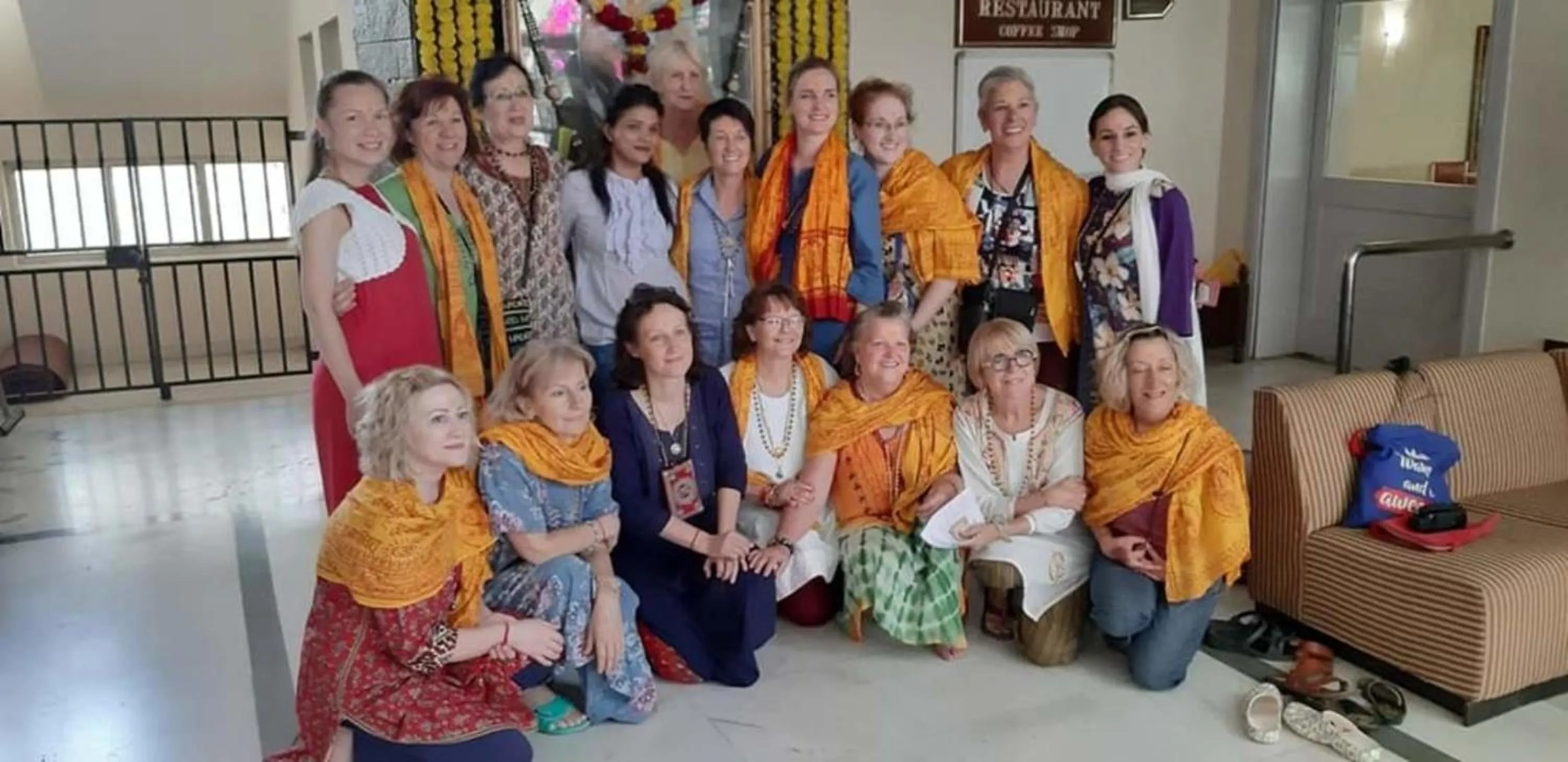 group of guests in Hotel Sai leela - Shirdi