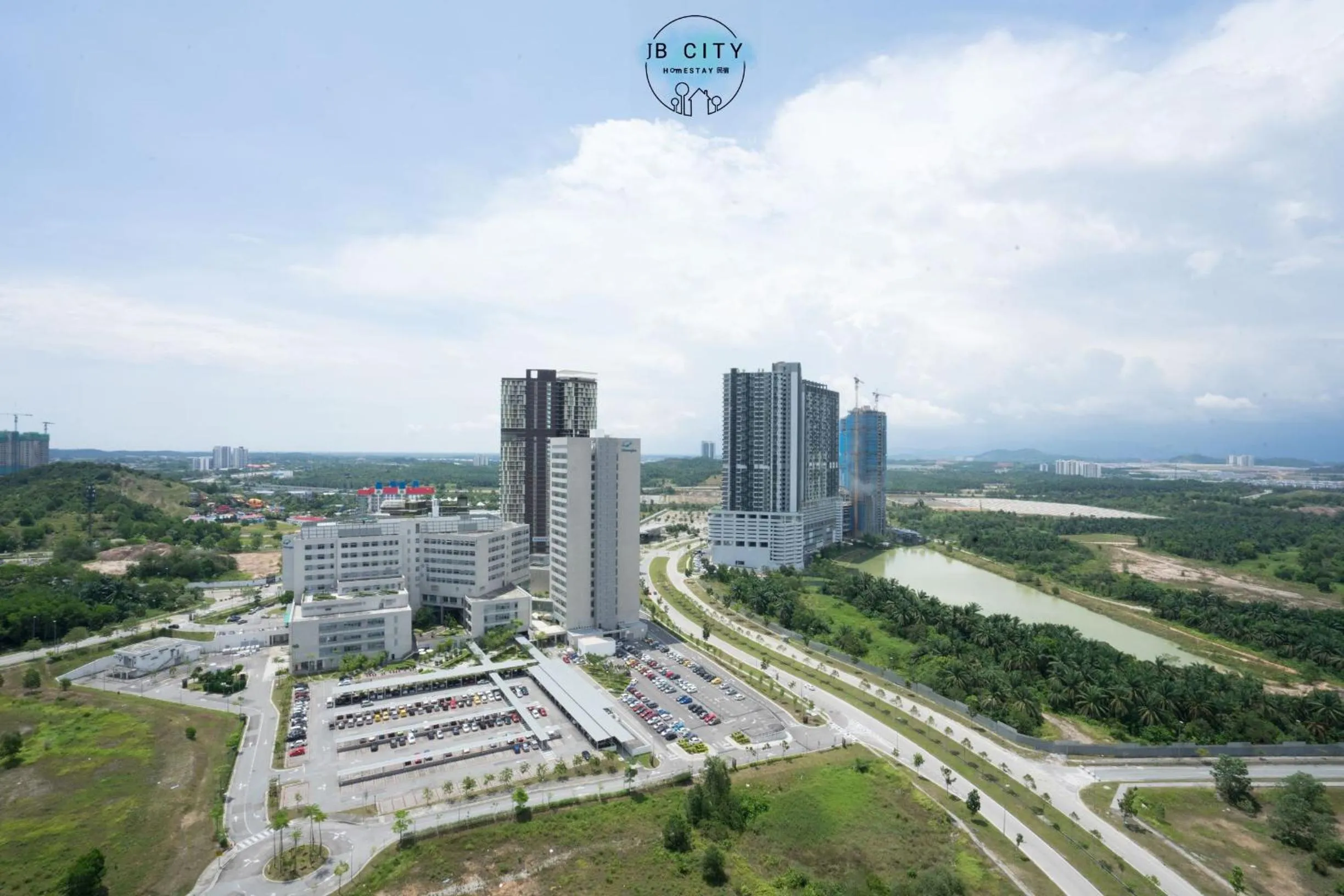 Bird's eye view in Grand Medini Suites by RR JBcity